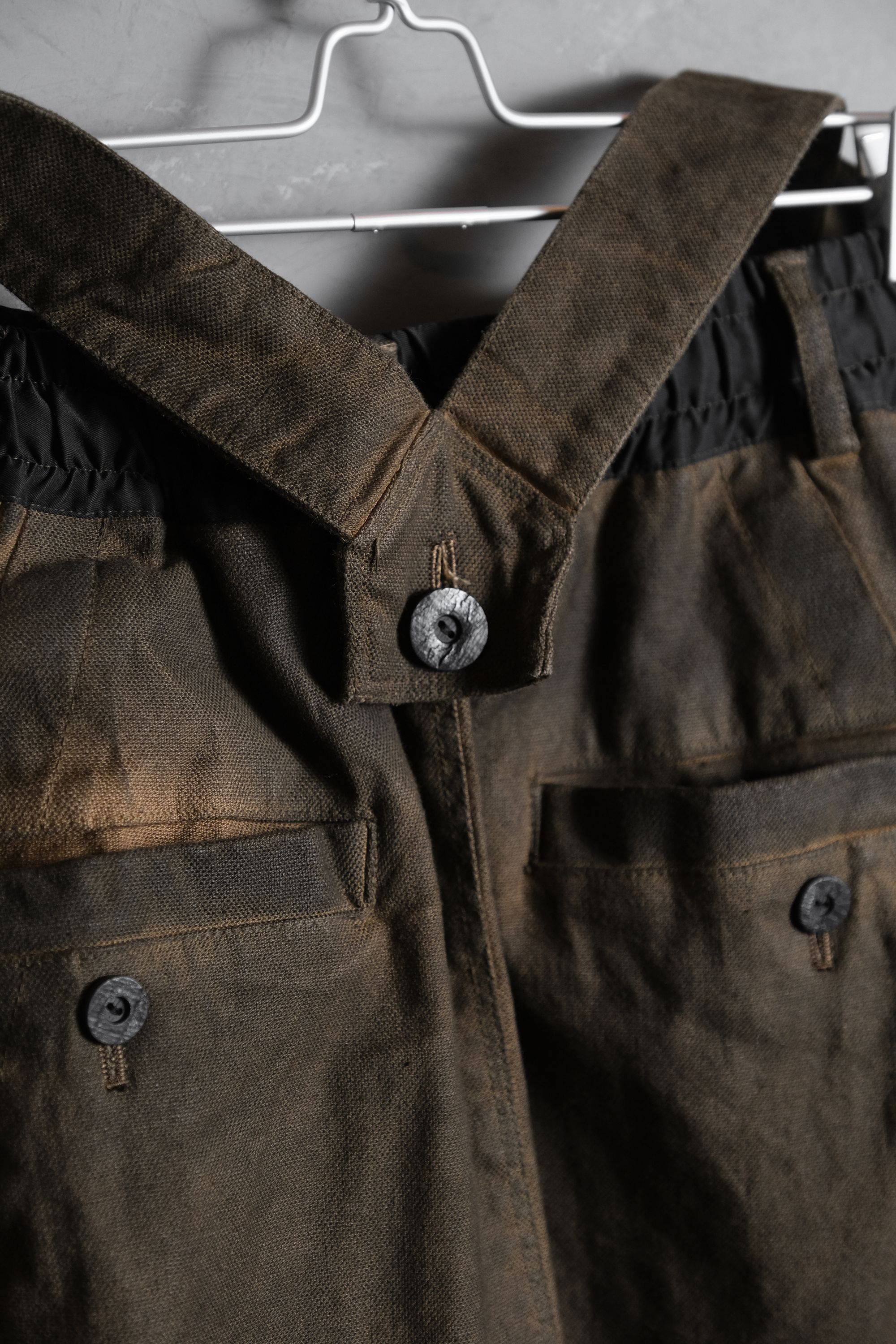 A.F Artefact A.F ARTIFACT 18A/W Persimmon-Dyed Suspenders Jodhurs Size US 28 / EU 44 - 6 Thumbnail