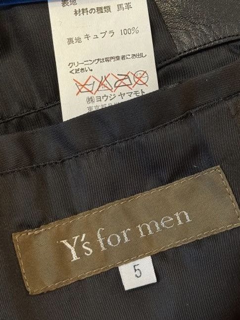 Yohji Yamamoto Rare y's for men Horsehide Jacket Leather Jacket Size US L / EU 52-54 / 3 - 3 Thumbnail