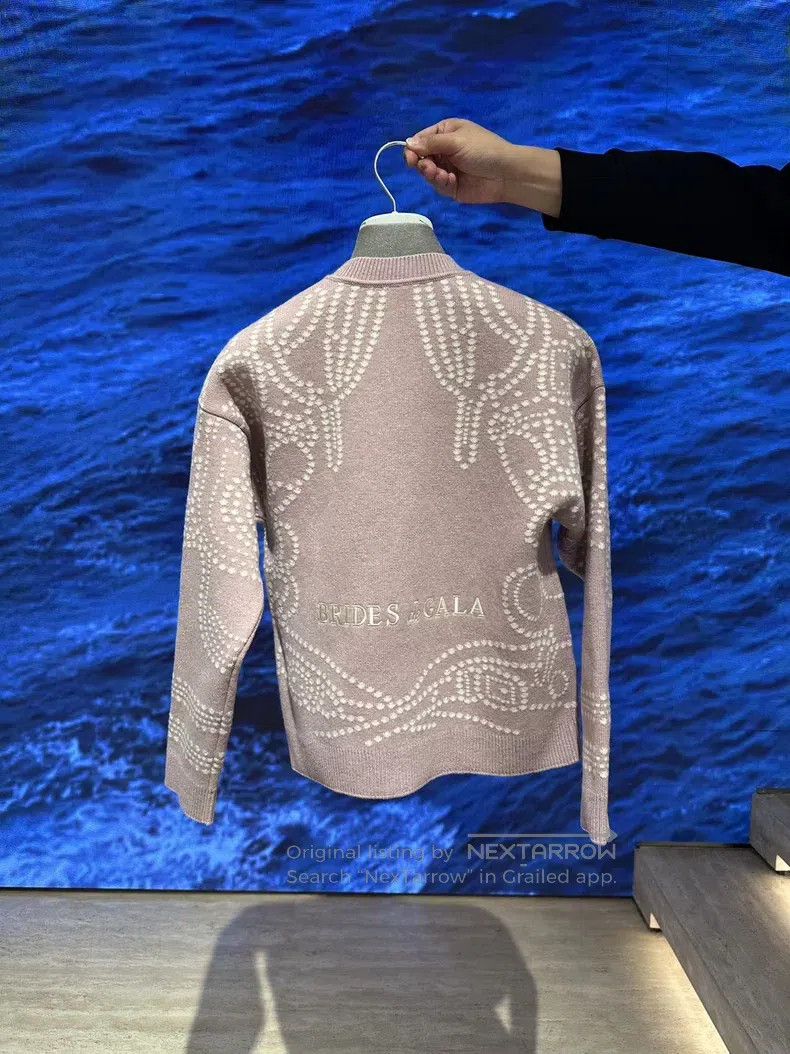 Hermes Hermes Pink cardigan, rose color, 98% cashmere Size XXS / US 00 / IT 34 - 2 Thumbnail