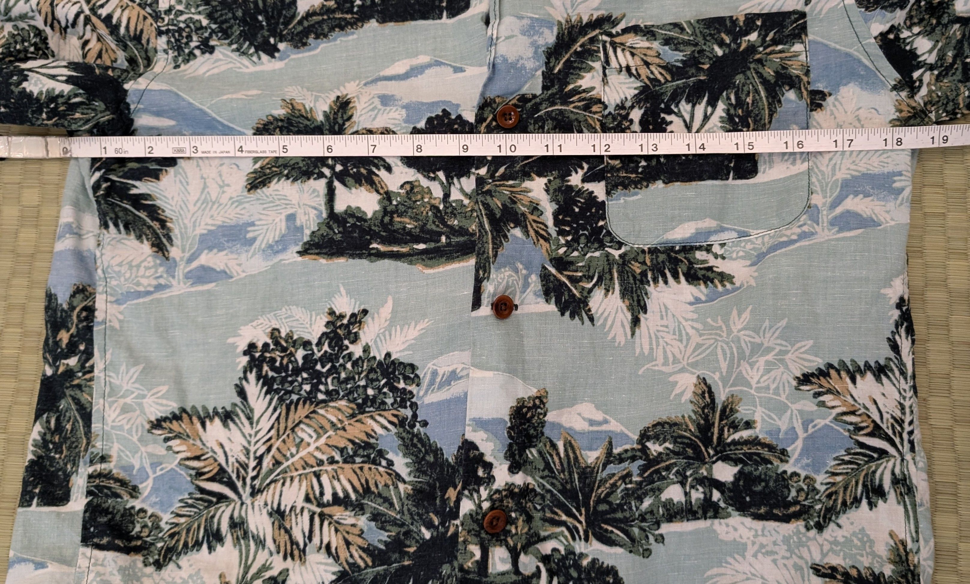 Outerknown Outerknown BBQ Cotton Hemp Palm Hawaiian Shirt Size US S / EU 44-46 / 1 - 5 Thumbnail