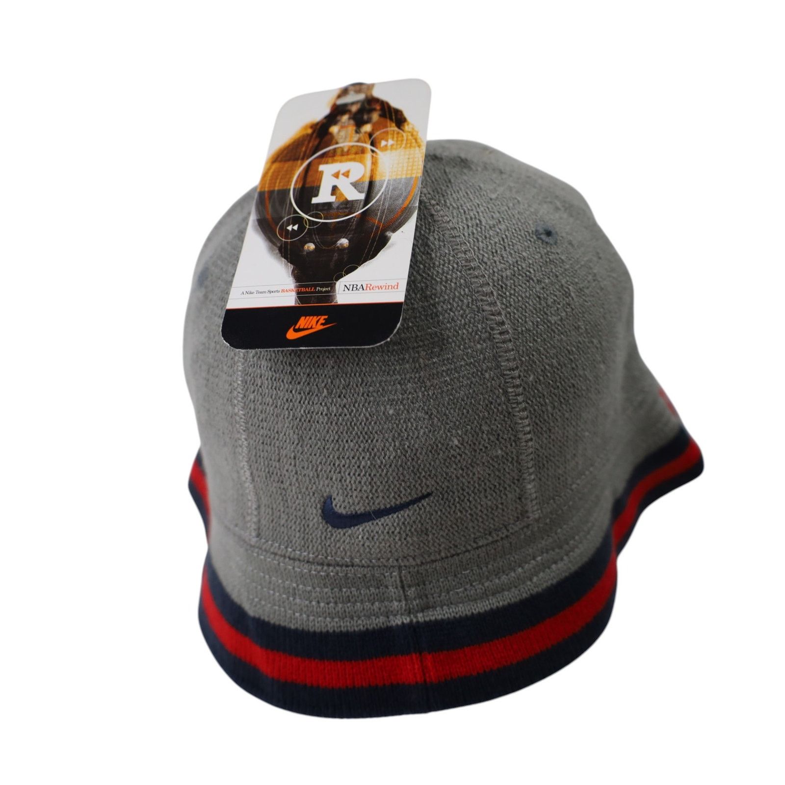 Nike × Vintage NWT Vintage Y2k Nike New York Nets Rewind Bucket Hat Size ONE SIZE - 3 Thumbnail