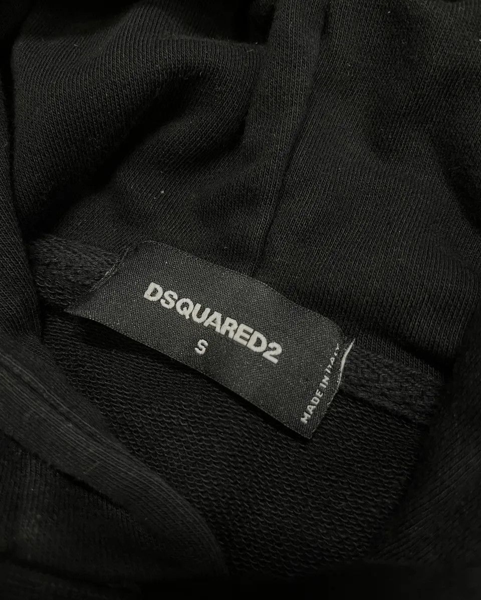 Dsquared2 AW2018 Dsquared2 Black Human Shadow Hoodie Size S / US 4 / IT 40 - 8 Thumbnail
