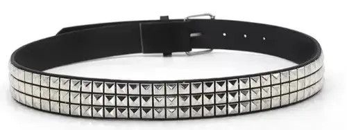 Japanese Brand Leather Bullet Studded Belt Size ONE SIZE - 4 Thumbnail