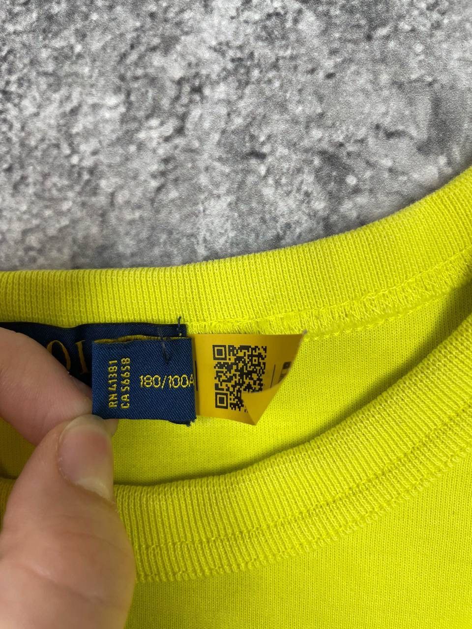 Polo Ralph Lauren Polo Ralph Lauren Men Crewneck Sweatshirt Neon Yellow Size L Size US L / EU 52-54 / 3 - 6 Thumbnail