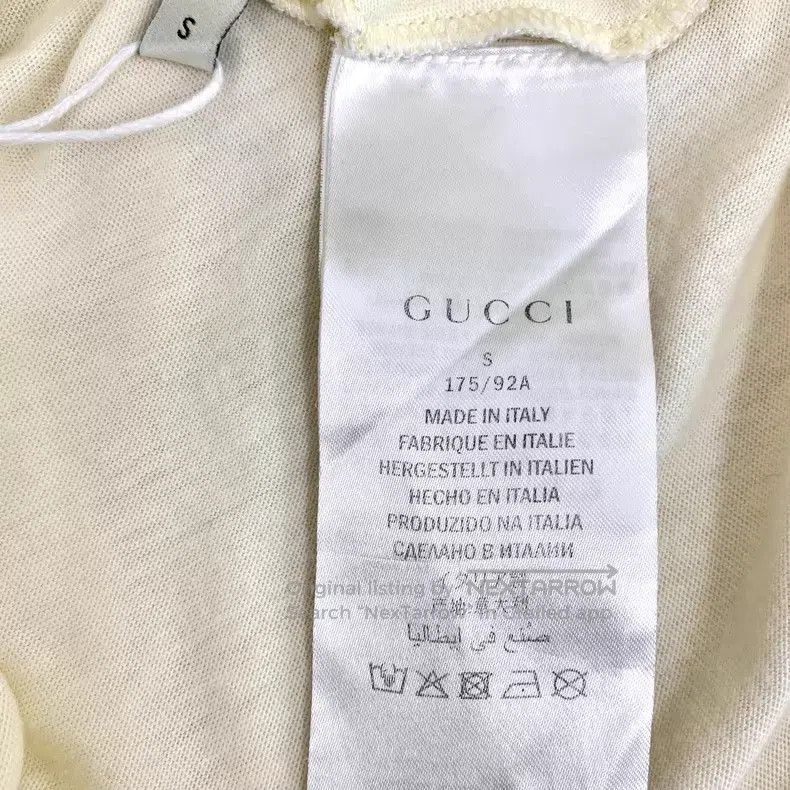 Gucci Gucci White knight letter logo letter print cotton round-n Size US S / EU 44-46 / 1 - 8 Thumbnail