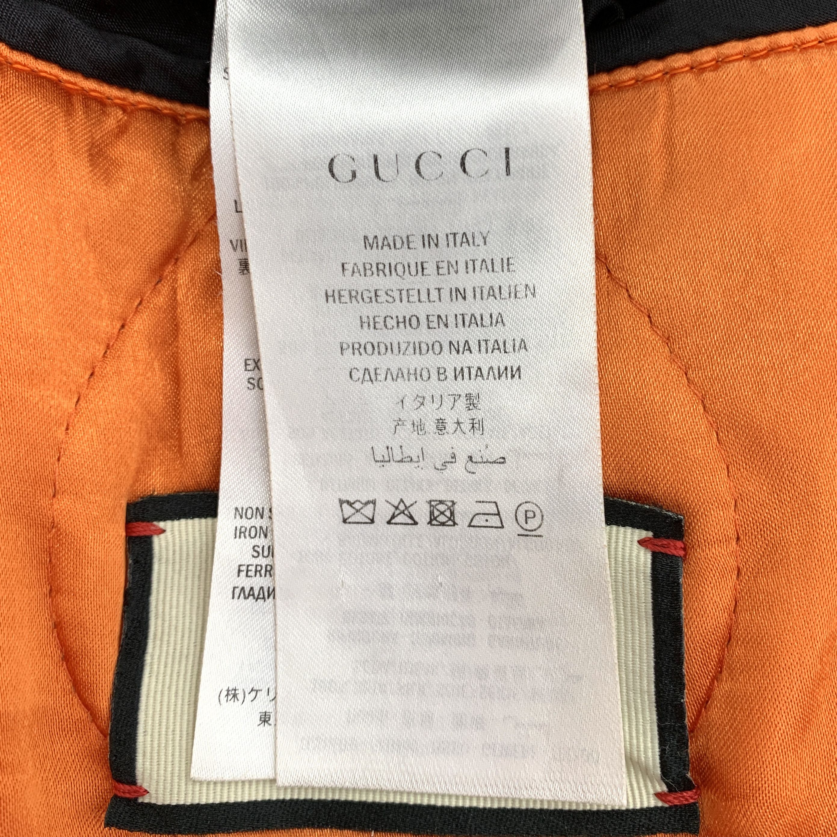 Gucci Gucci Green Velvet Bomber Jacket with Lion and Floral Print Size US S / EU 44-46 / 1 - 7 Thumbnail