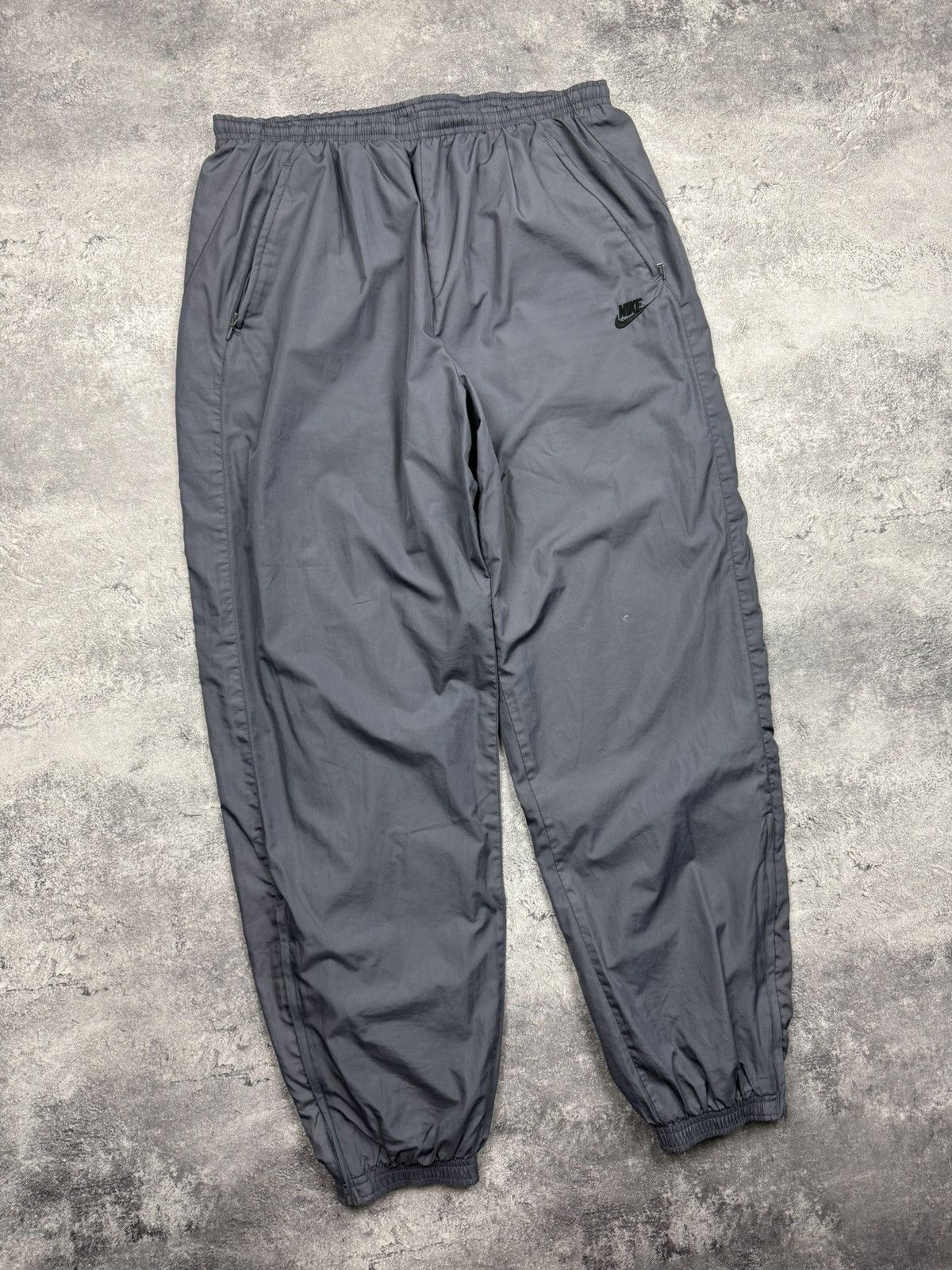 Nike Vintage 90’s Nike Nylon Track Pants Drill Y2K Sweatpants Size US 34 / EU 50 - 3 Thumbnail