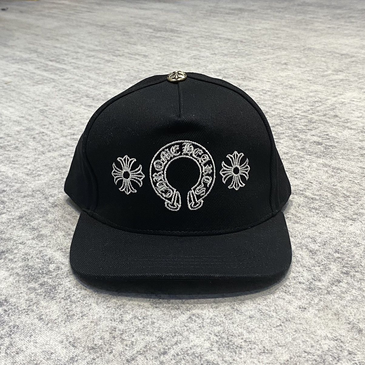 Chrome Hearts Chrome Hearts Horseshoe Denim Hat black Size ONE SIZE - 6 Thumbnail
