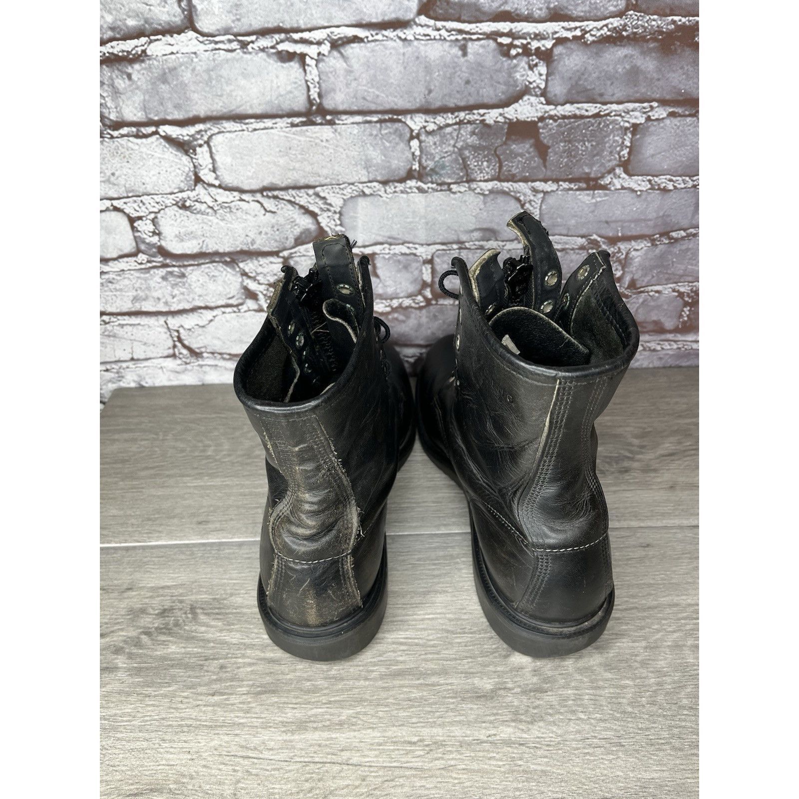 Red Wing RED WING 4473 Vintage USA BLACK LEATHER ENGINEER MILITARY BO Size US 8 / EU 41 - 18 Thumbnail