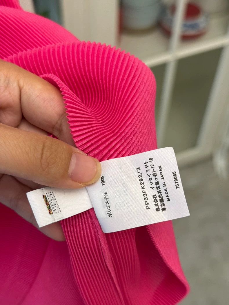 Issey Miyake issey miyake size:3 Pink round-neck pleated short sleeves Size XXS / US 00 / IT 34 - 5 Thumbnail