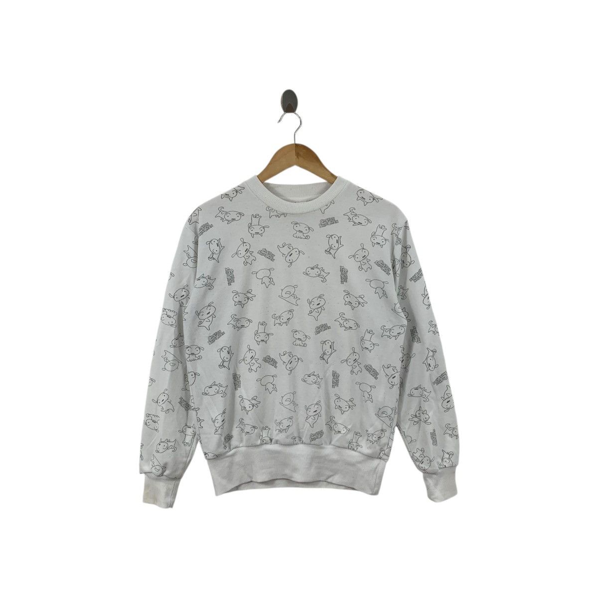 Other CRAYON SHIN CHAN Shiro Over Print Anime Manga Sweatshirt Size M / US 6-8 / IT 42-44 - 1 Thumbnail