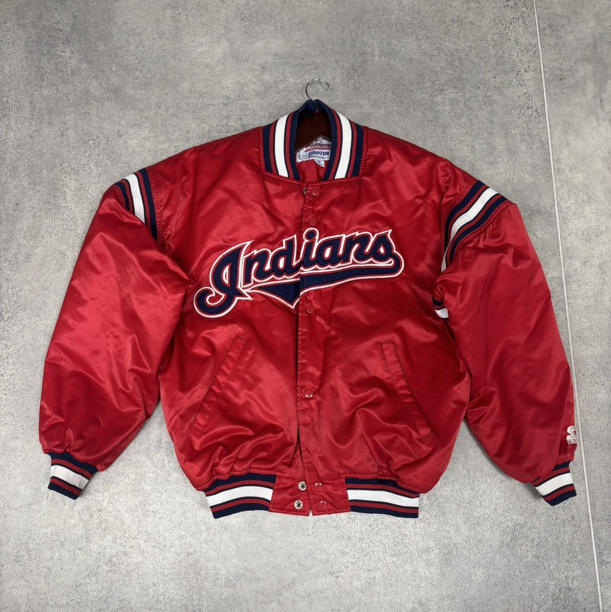 Starter Starter Jacket Cleveland Indians MLB Diamond Vintage Size US M / EU 48-50 / 2 - 1 Thumbnail