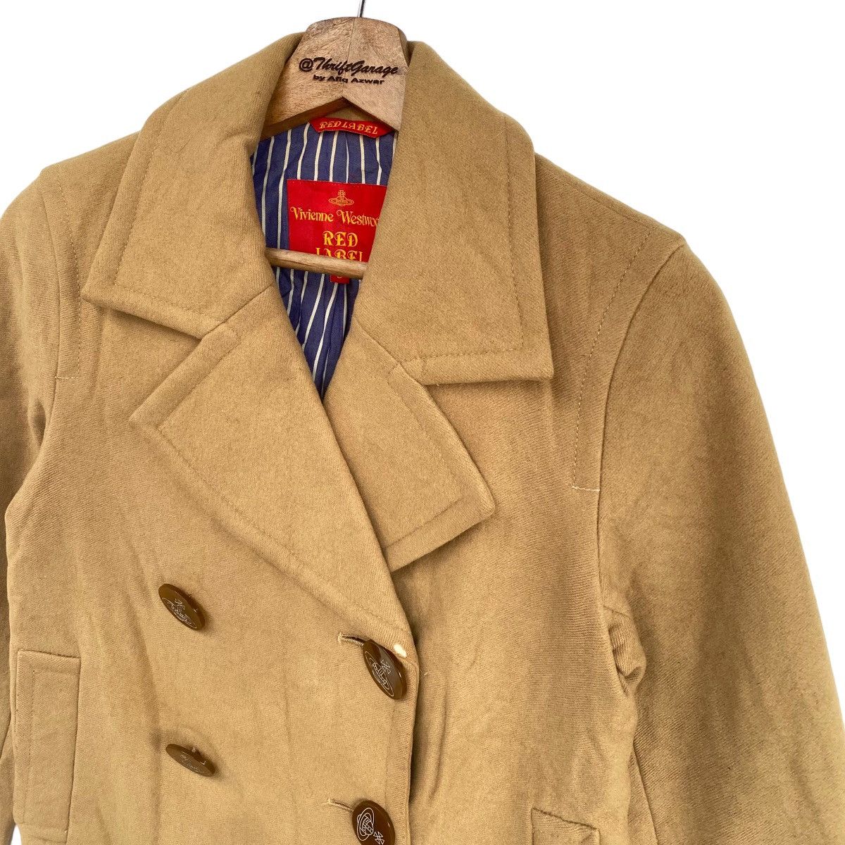 Vivienne Westwood VIVIENNE WESTWOOD Red Label Orb Button Wool Peacoat Size S / US 4 / IT 40 - 2 Thumbnail
