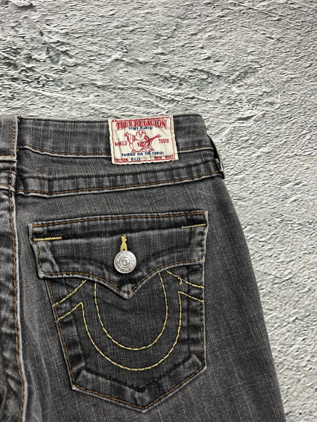 True Religion True Religion jeans vintage grey Billy flared Size 29" - 2 Thumbnail