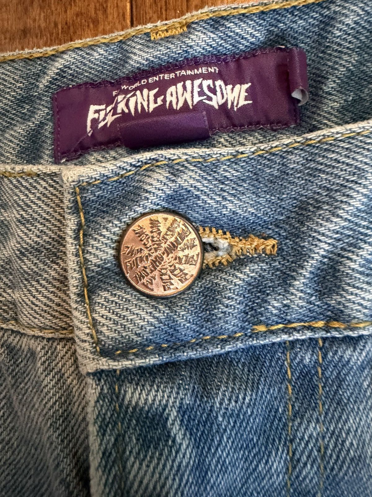 Fucking Awesome Fucking Awesome FA hamerlee jeans Size US 33 - 5 Thumbnail