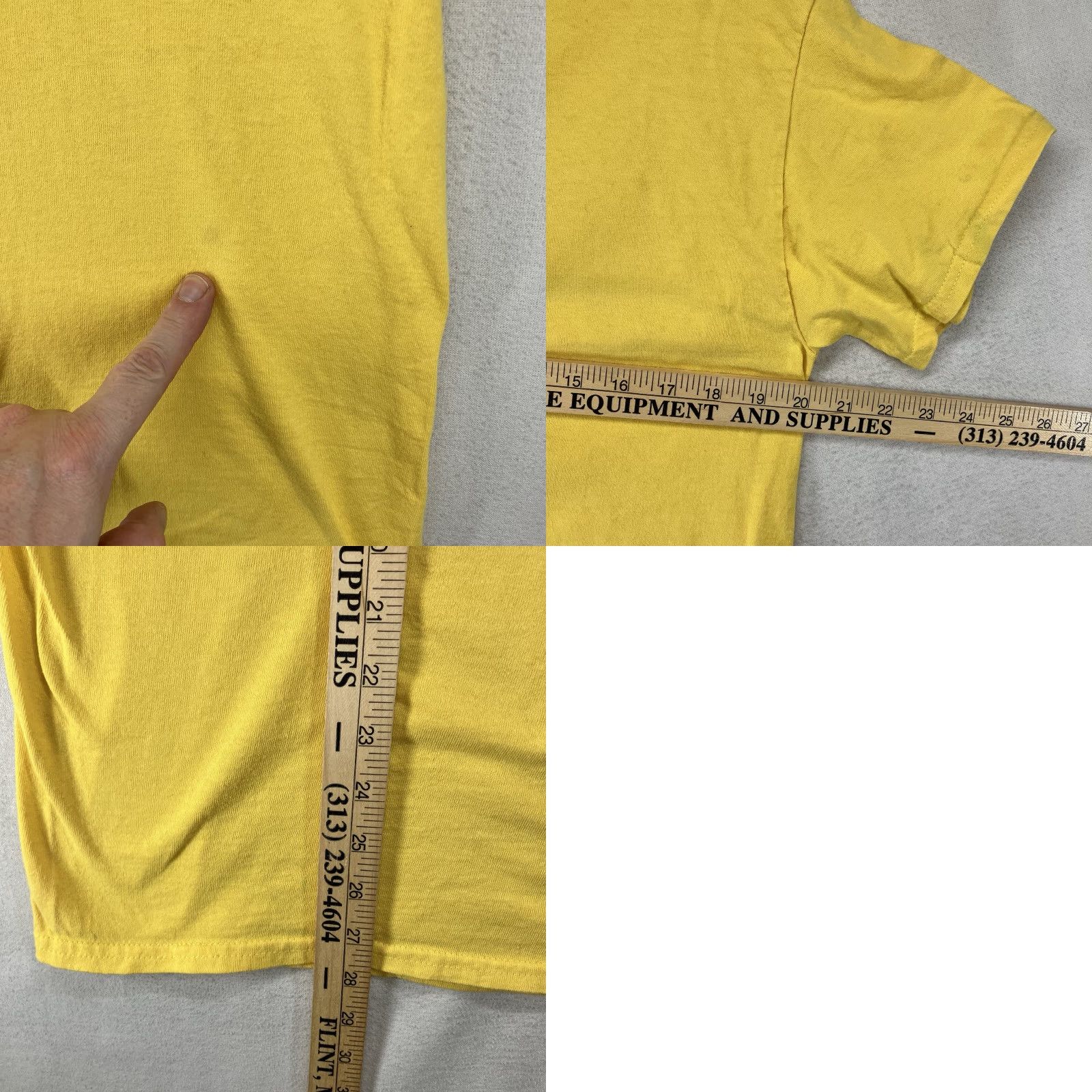 Vintage Talladega Nights Shirt Mens Medium Short Sleeve Yellow Ricky Bobby Columbia All Cotton Graphic Print T-Shirt Mens Best Sellers Size US M / EU 48-50 / 2 - 9 Thumbnail