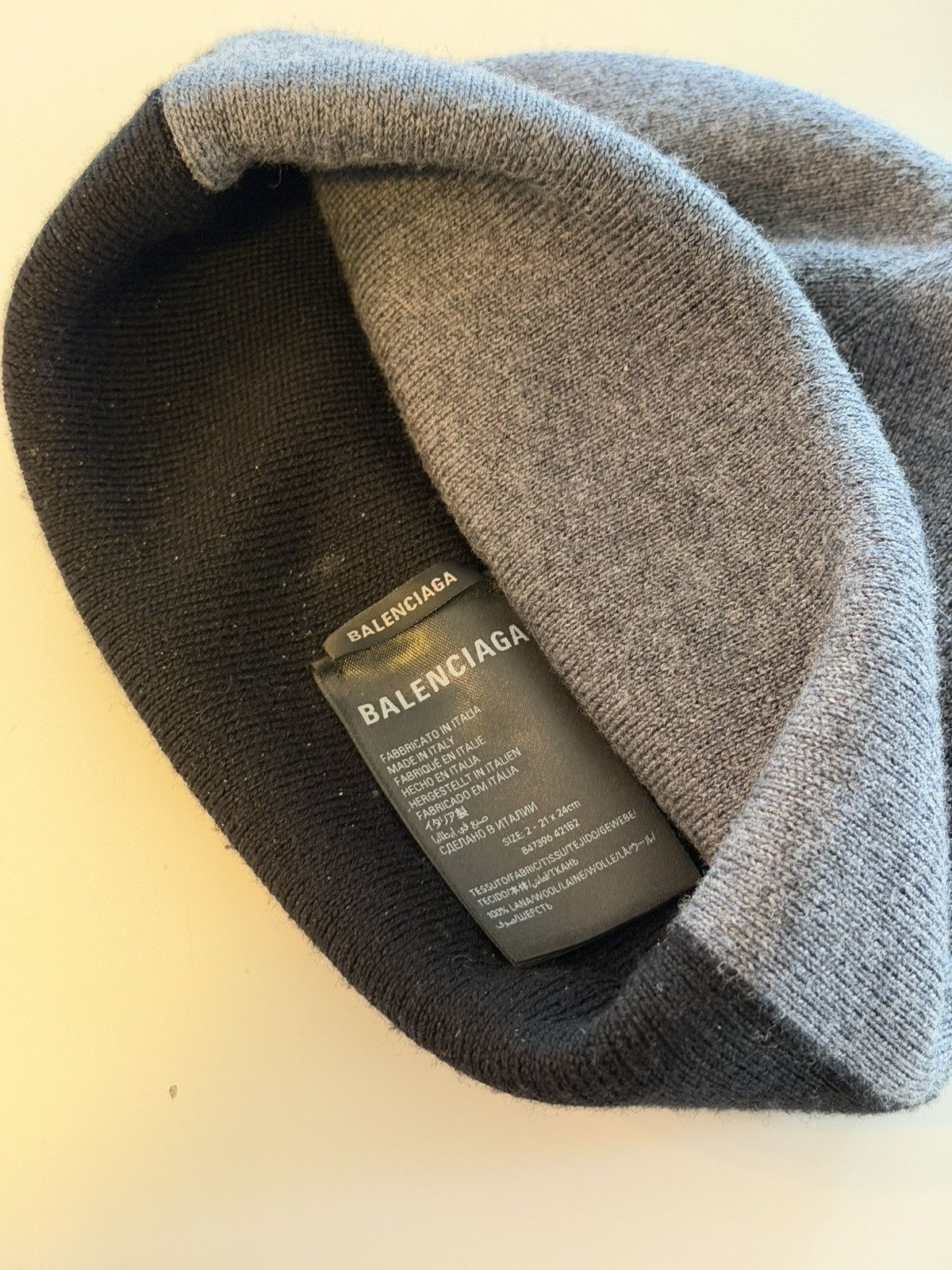 Balenciaga BALENCIAGA DEMNA HYBRID LOOP ICON 3b SPORTS 2in1 BEANIE Size ONE SIZE - 3 Thumbnail