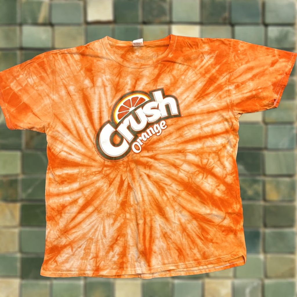 Logo 7 CRUSH SHIRT Mens ORANGE XL Tie Dye Casual LOGO SODA POP Retro Outdoor 2021 T-Shirt Men XL Orange Crush Logo 20s-90s Bevarage Pop Retro Size US XL / EU 56 / 4 - 1 Thumbnail