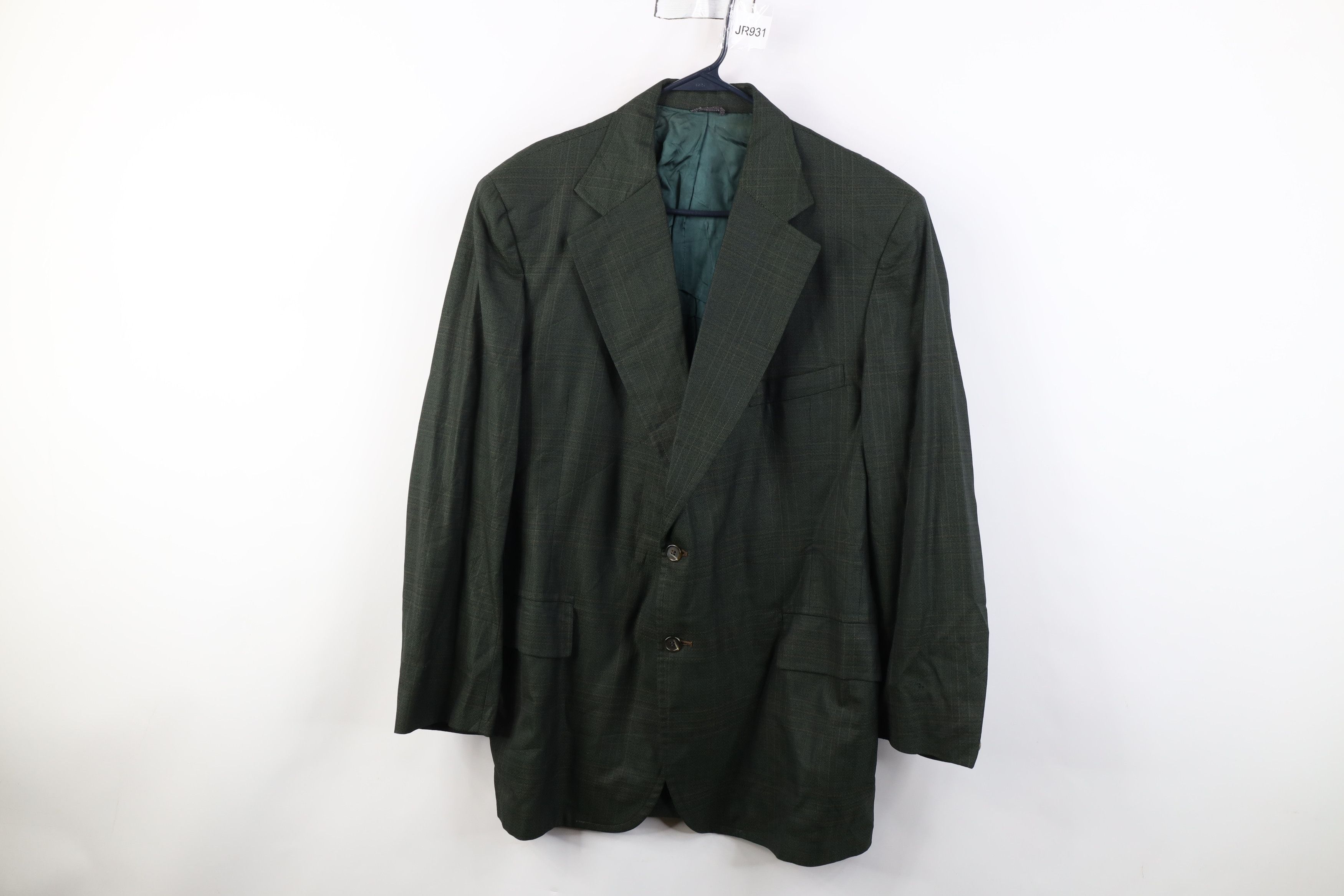 Vintage Vintage 60s Rockabilly Wool 2 Button Suit Coat Jacket USA Size US XXL / EU 58 / 5 - 1 Thumbnail