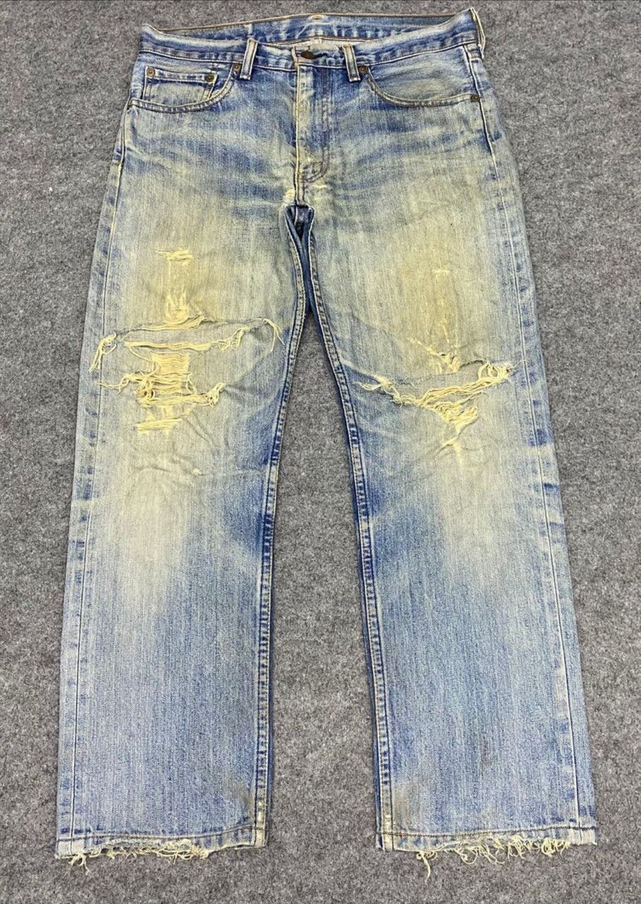 Levi's Vintage Levis 505 Distressed Denim Jeans Size US 33 - 1 Thumbnail