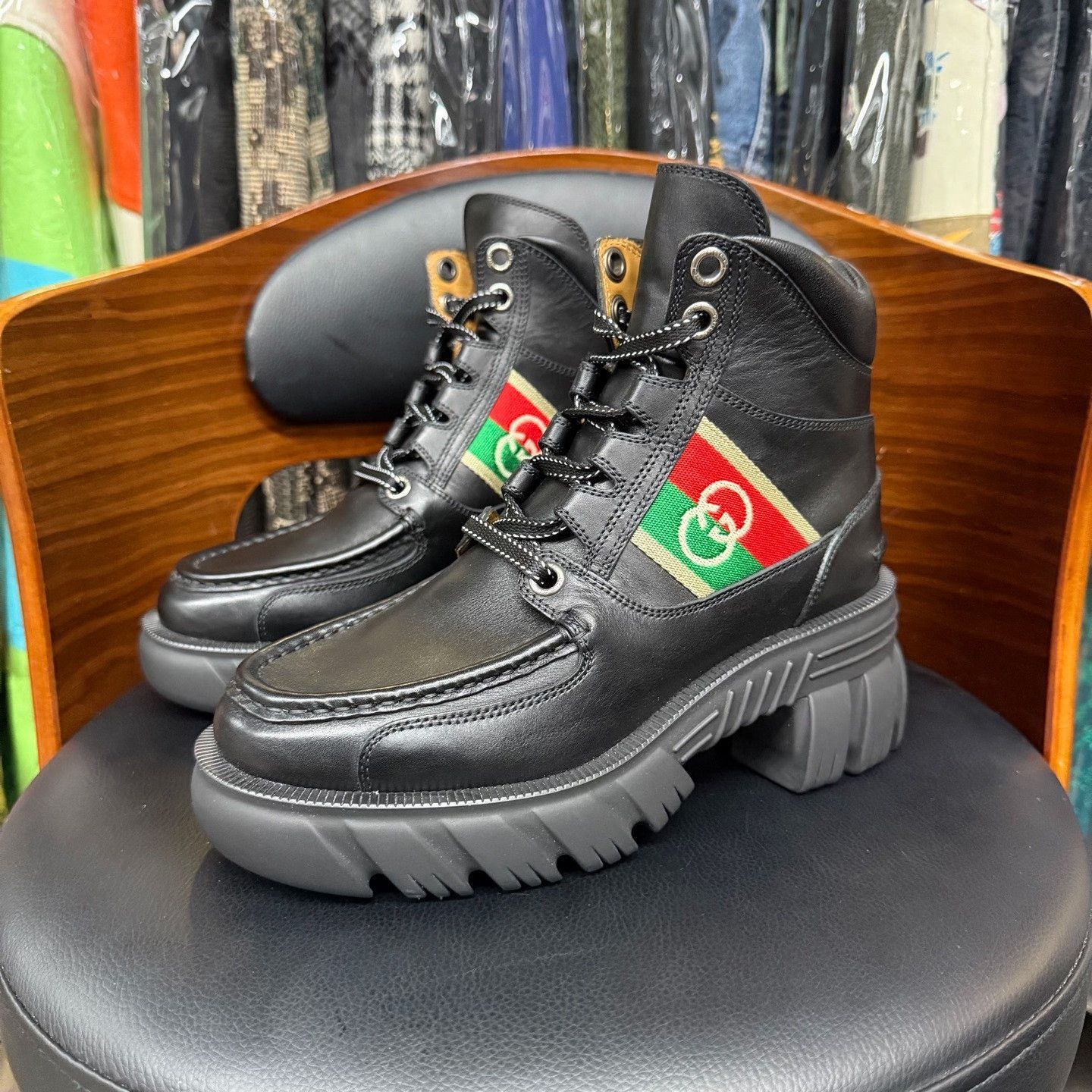 Gucci Gucci Black Boots us_6 Women Size US 6 / IT 36 - 1 Thumbnail