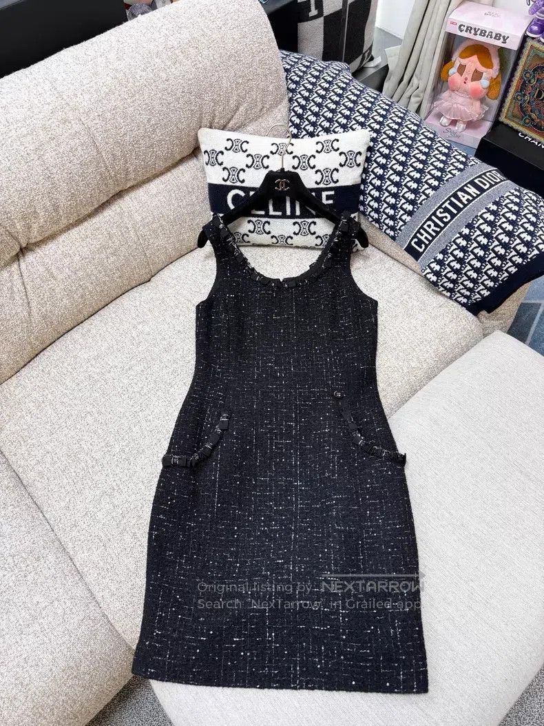 Chanel Chanel Bow heavy industry sequin soft tweed braided sleeve Size XS / US 0-2 / IT 36-38 - 3 Thumbnail
