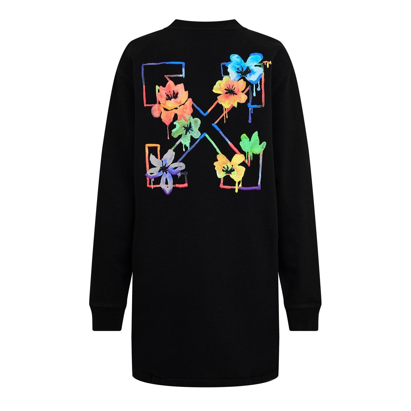 Off-White o1g2r1mq0125 Long Sleeve T-Shirt in Black Size XS / US 0-2 / IT 36-38 - 2 Thumbnail