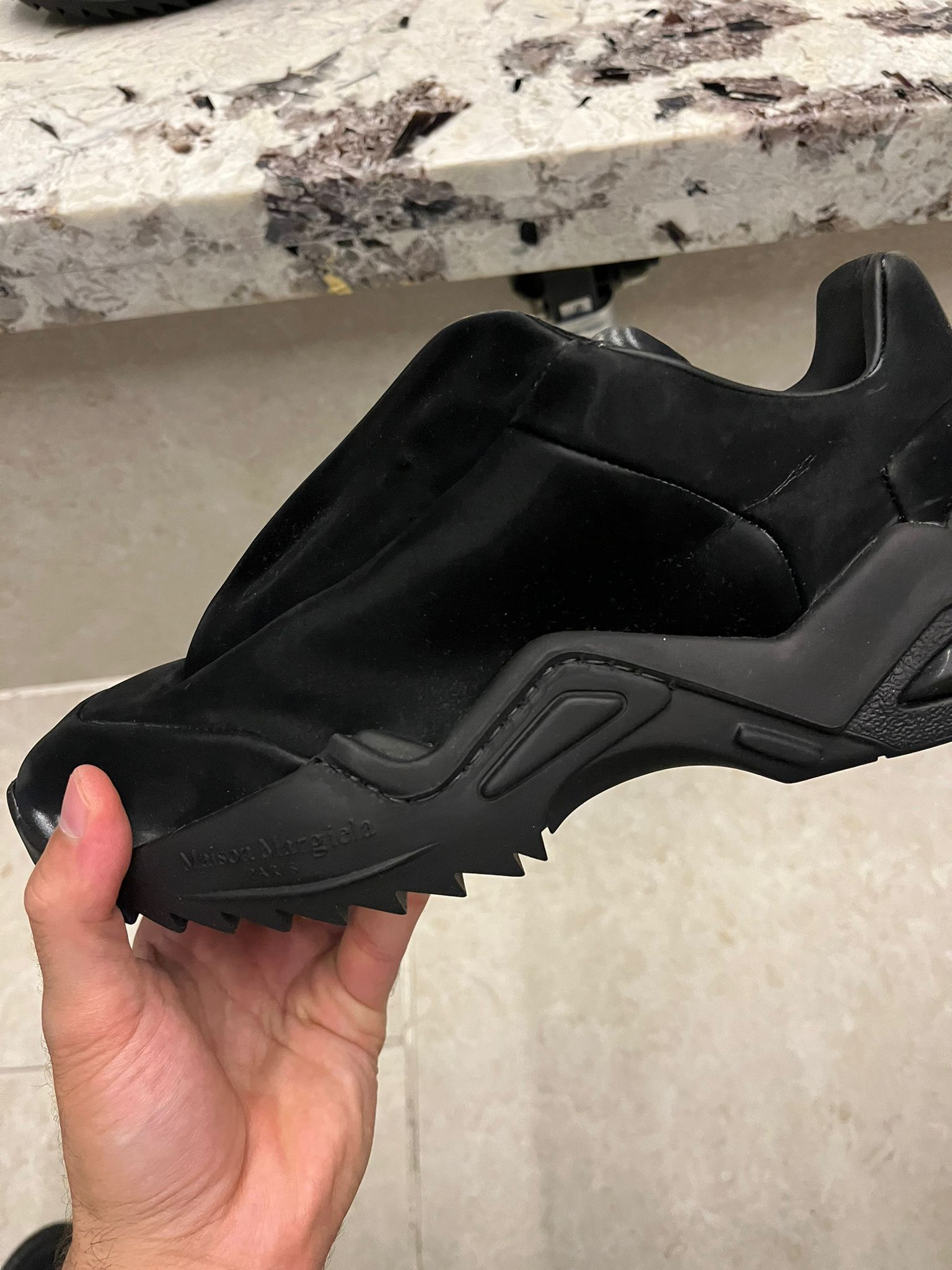 Maison Margiela Low Top Future Sneakers in Black Size US 8 / EU 41 - 10 Thumbnail