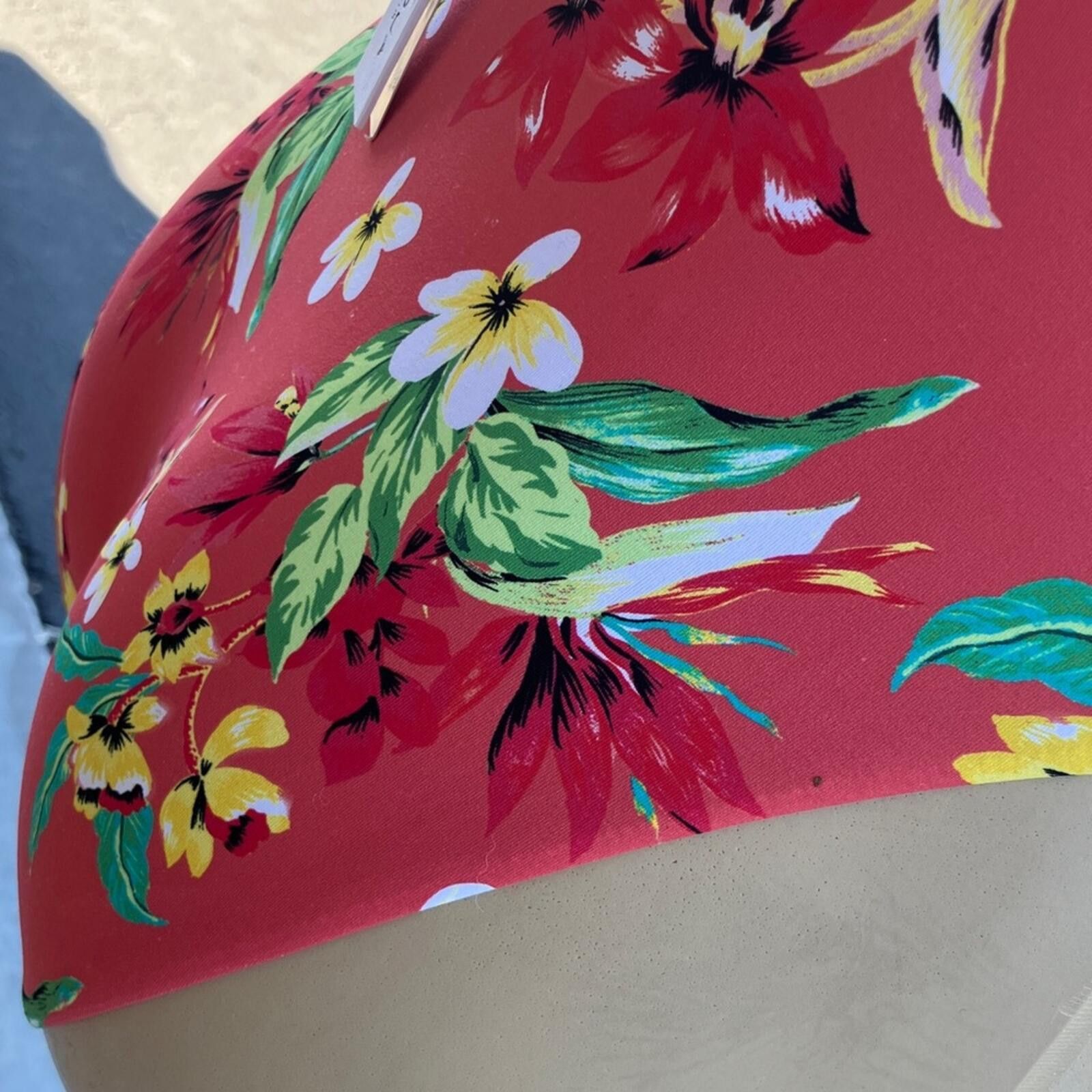 Aquascutum Aqua Coral Floral One-Piece Swimsuit Size ONE SIZE - 7 Thumbnail