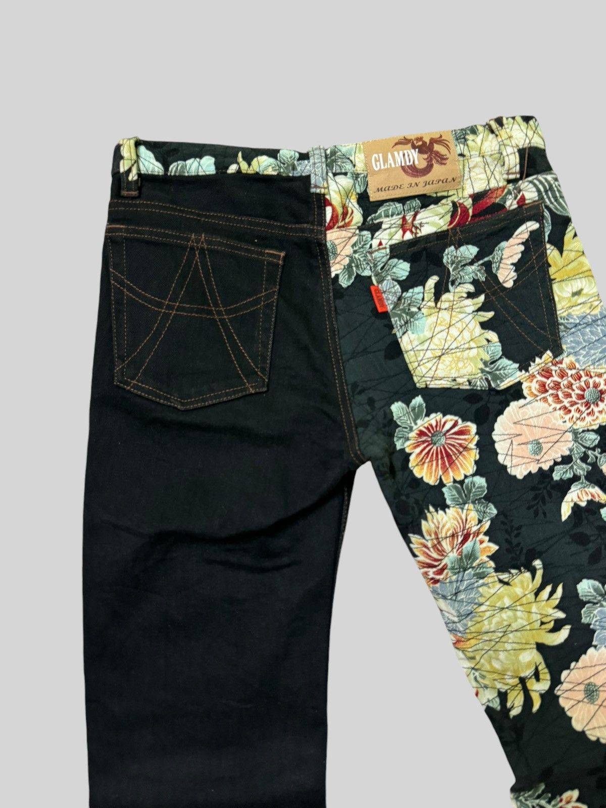 Hysteric Glamour × Japanese Brand Vintage GLAMDY Reconstructed Undercover Style Denim Pant Size US 29 - 9 Thumbnail