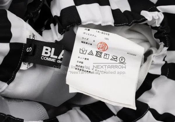 Comme des Garcons Comme Des Garcons size S Black and White Vintage Plaid Ple Size 23" - 8 Thumbnail