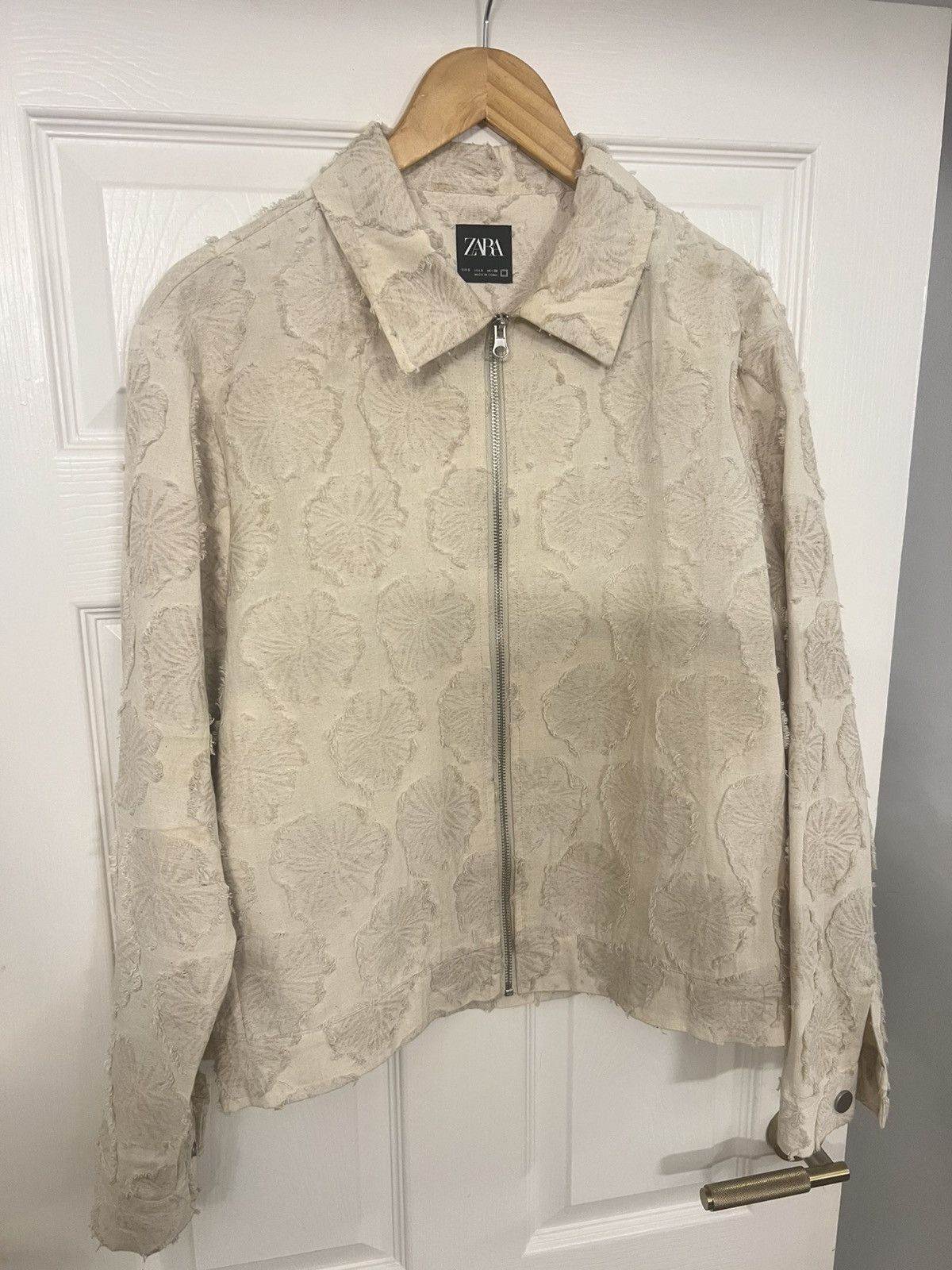 Zara NEW ZARA FLORAL JACQUARD JACKET SIZE S Size US M / EU 48-50 / 2 - 2 Thumbnail