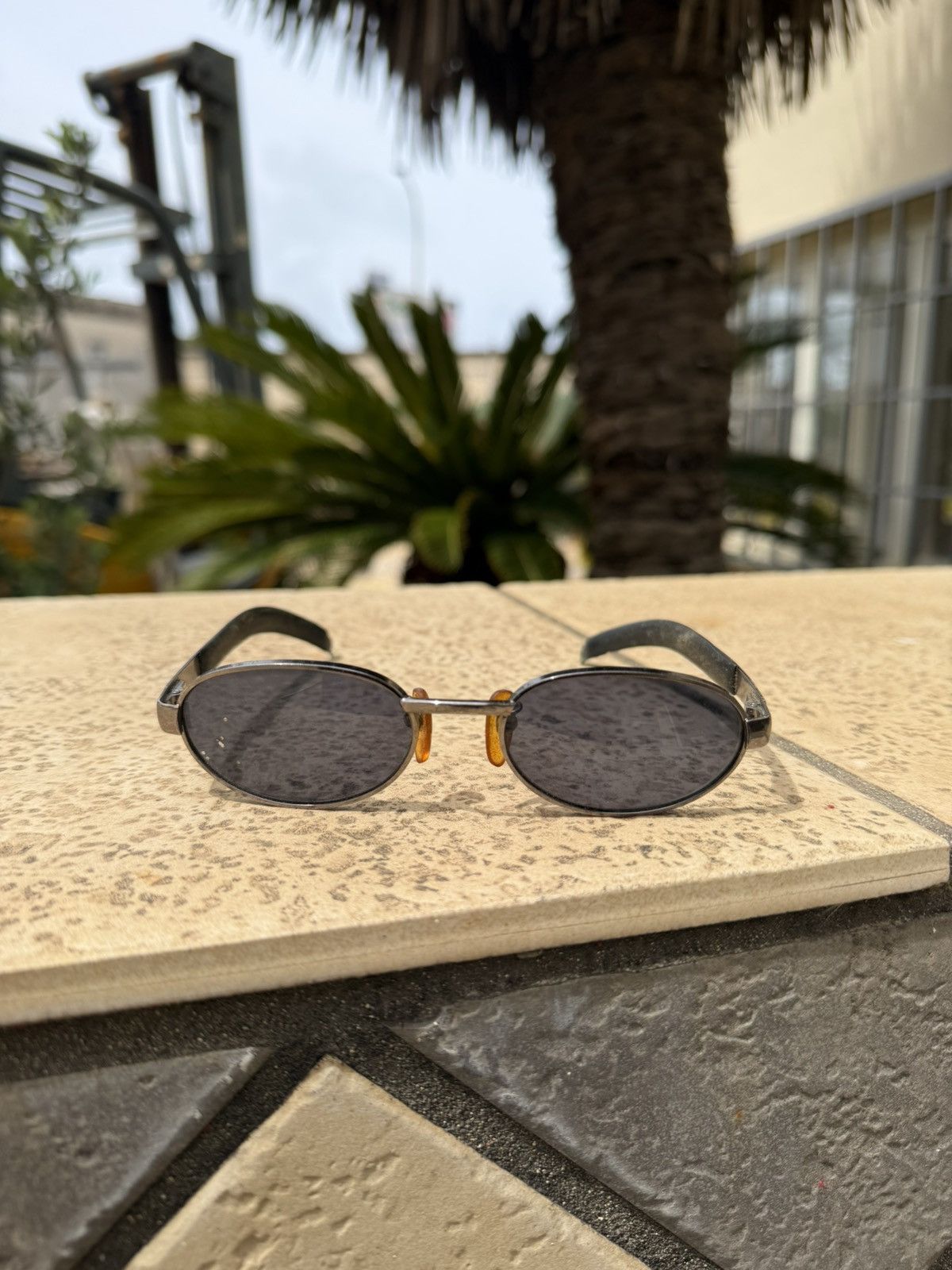 RayBan Police Sunglasses Vintage Dark Silver Size ONE SIZE - 2 Thumbnail