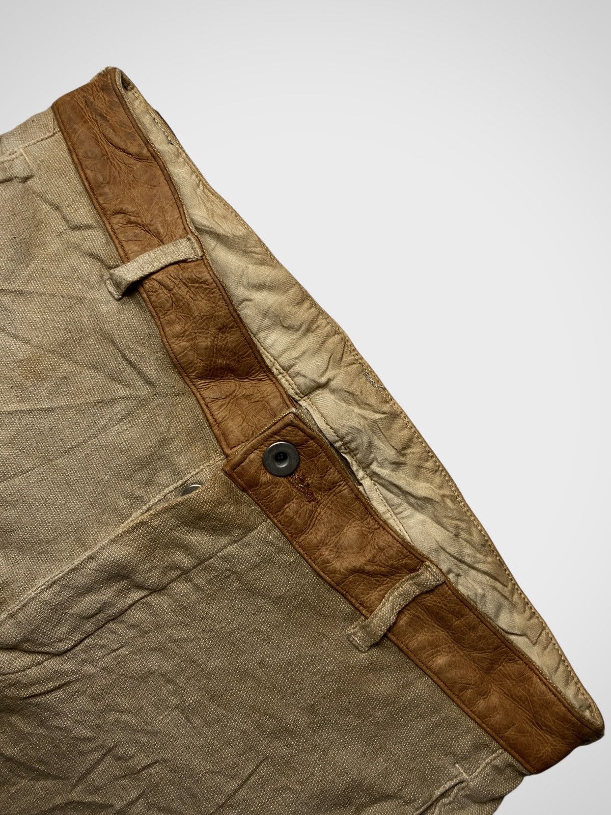 Isamu Katayama Backlash Isamu Katayama Backlash Cow Leather Shorts Size US 28 / EU 44 - 4 Thumbnail