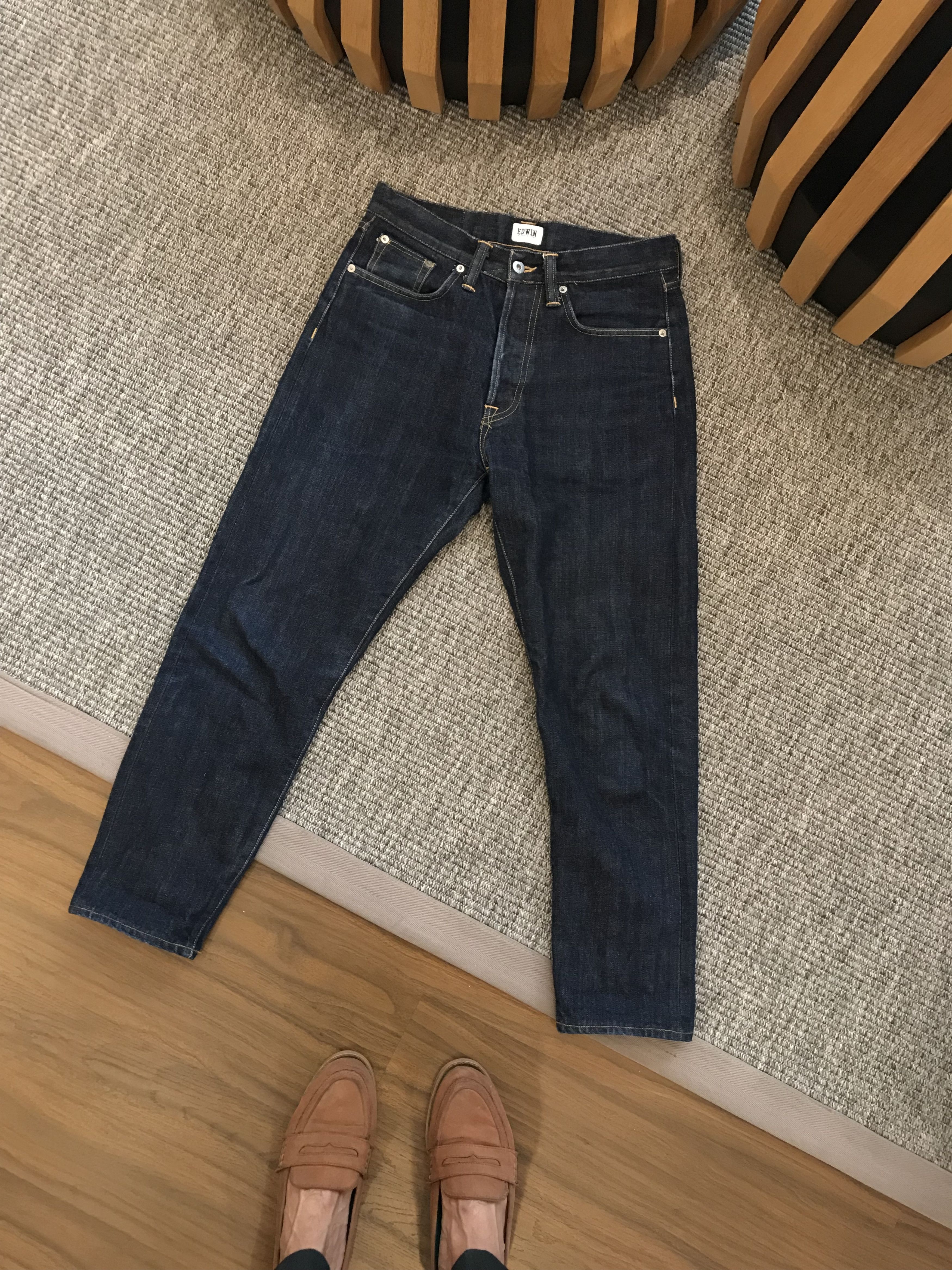 Edwin Edwin Selvedge Denim Tapered “Tokyo Japan” Size US 32 / EU 48 - 1 Thumbnail