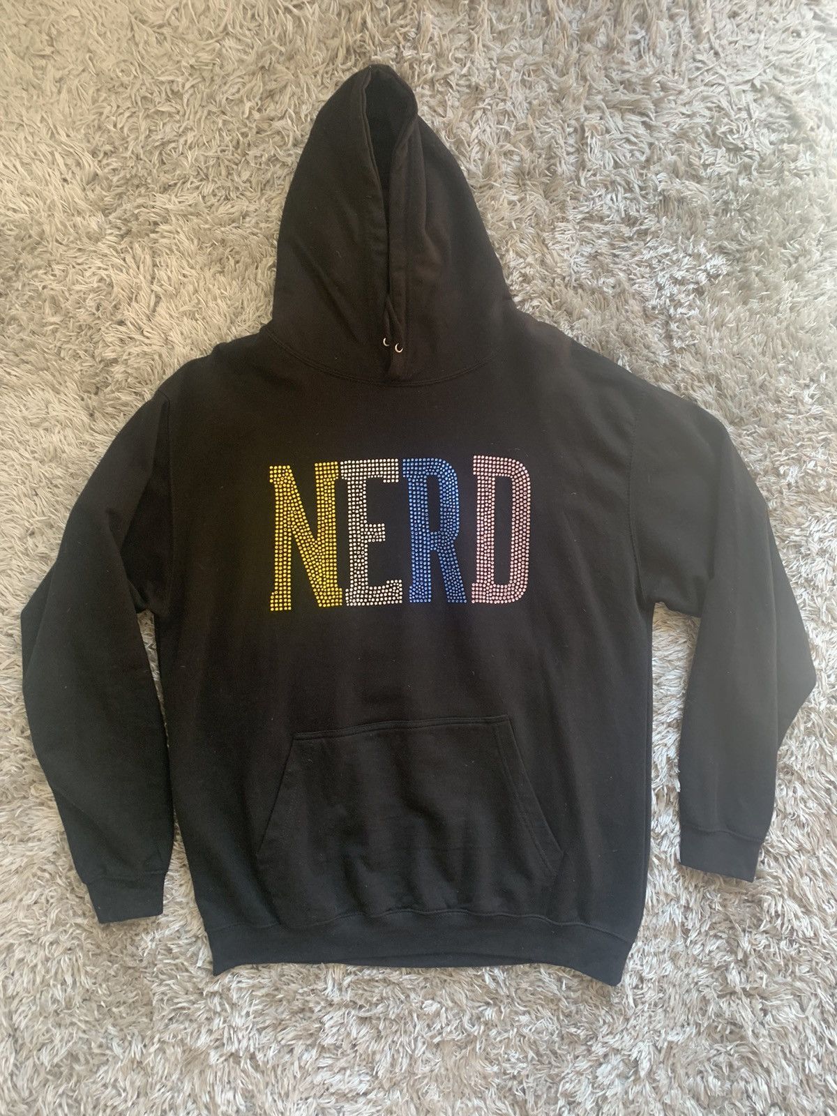 image of Vintage N.e.r.d. Tour Merch Hoodie 2018 in Black, Men's (Size XL)