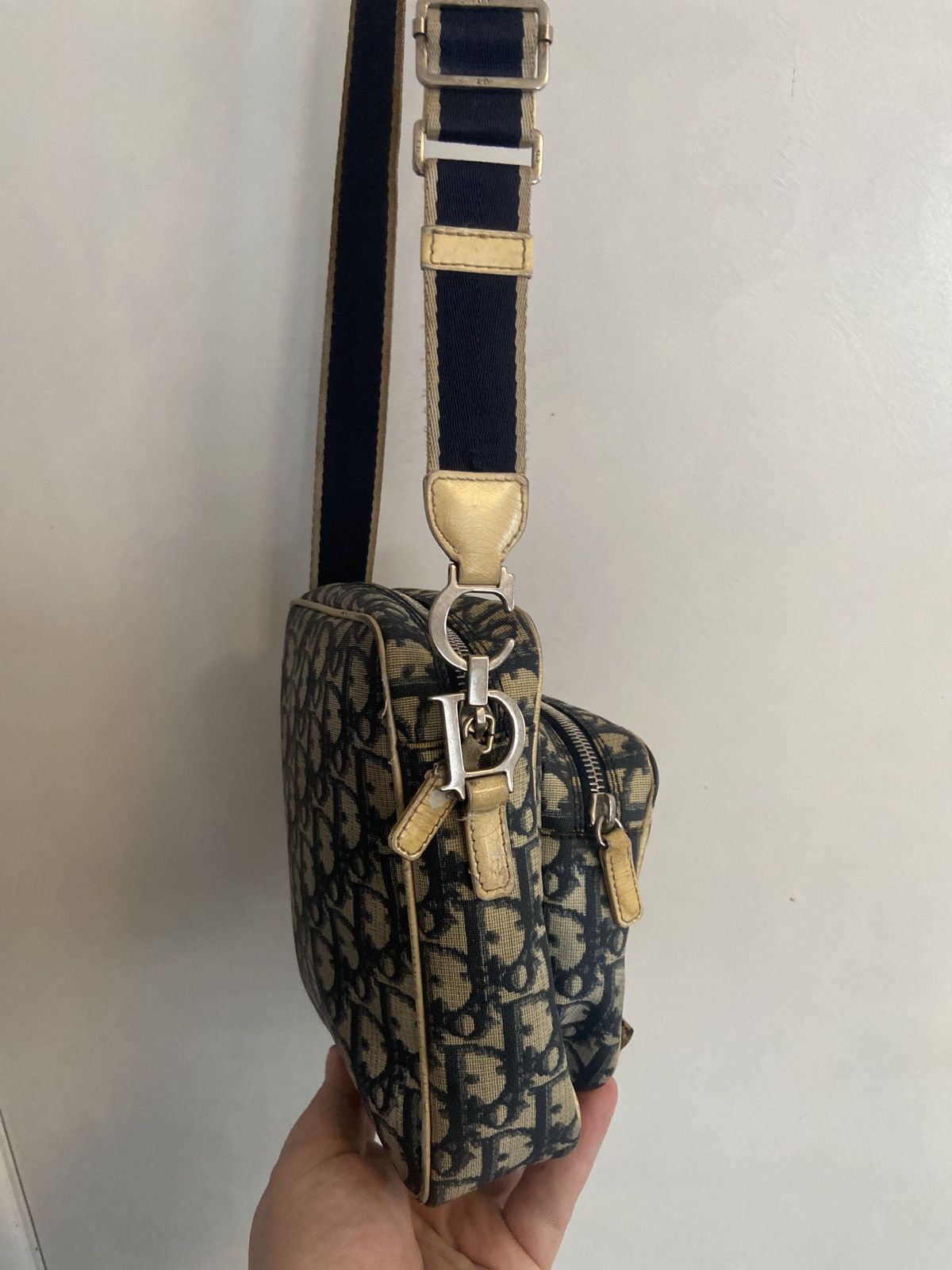 Dior Dior Navy Monogram Crossbody Bag Size ONE SIZE - 3 Thumbnail