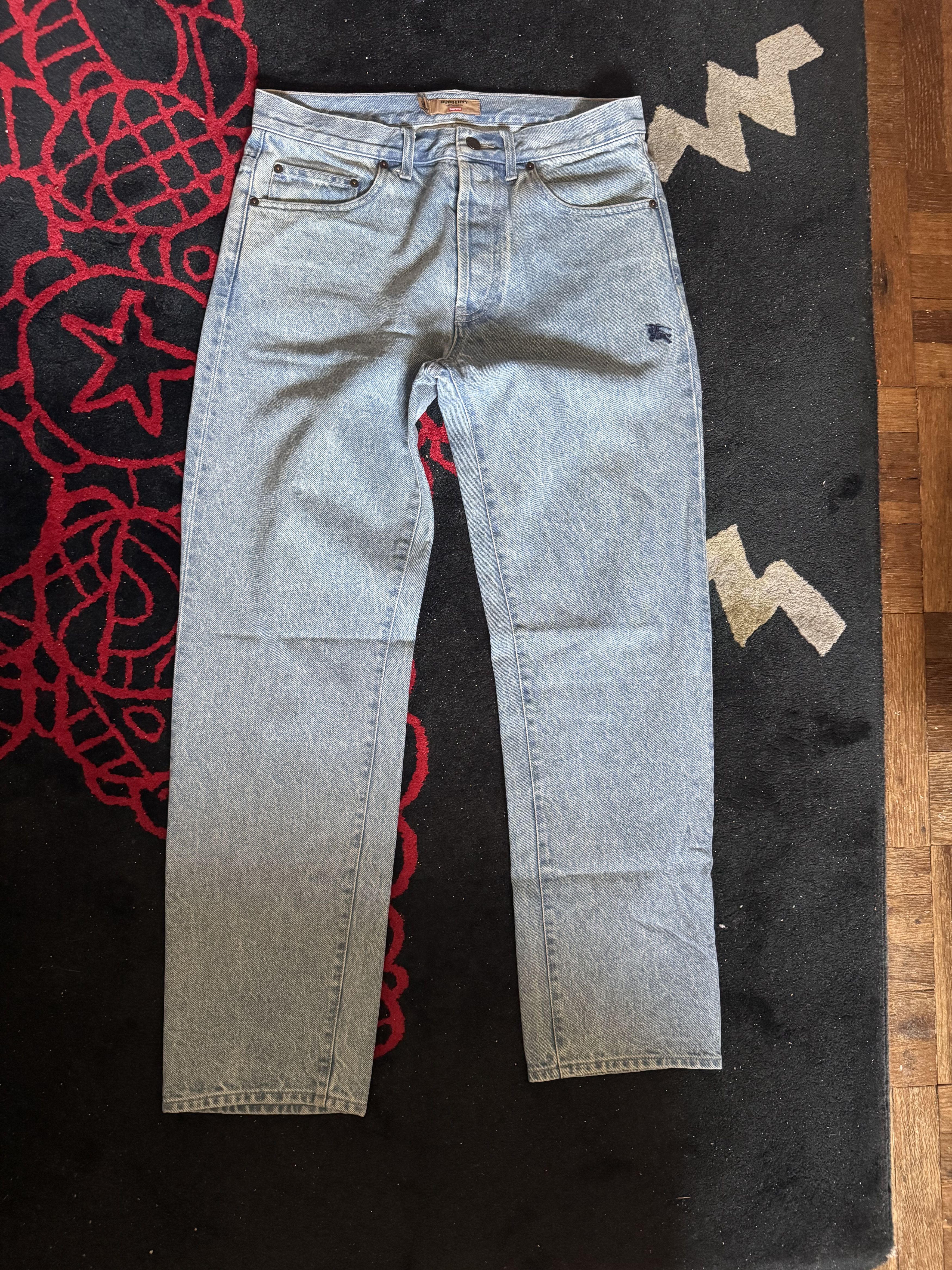 Burberry × Supreme Supreme x Burberry Jeans | Grailed