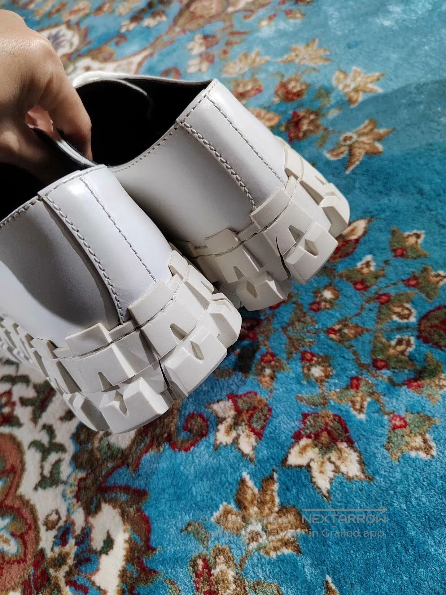 Prada Prada Studded Chunky Derby Shoes. Size US 7 / EU 40 - 7 Thumbnail