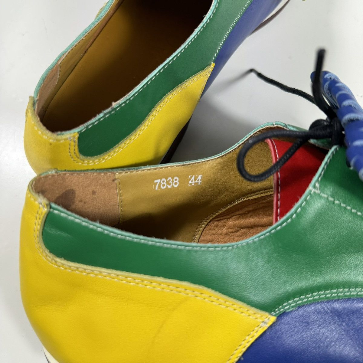 J.M. Weston RARE JM Weston Custom Made Multicolor Golf Derby Boots Shoes Size US 11 / EU 44 - 6 Thumbnail