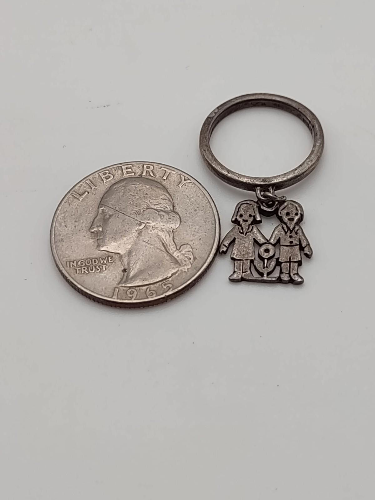 Other James Avery Love Is Children Boy Girl Flower Charm Ring Size ONE SIZE - 3 Thumbnail