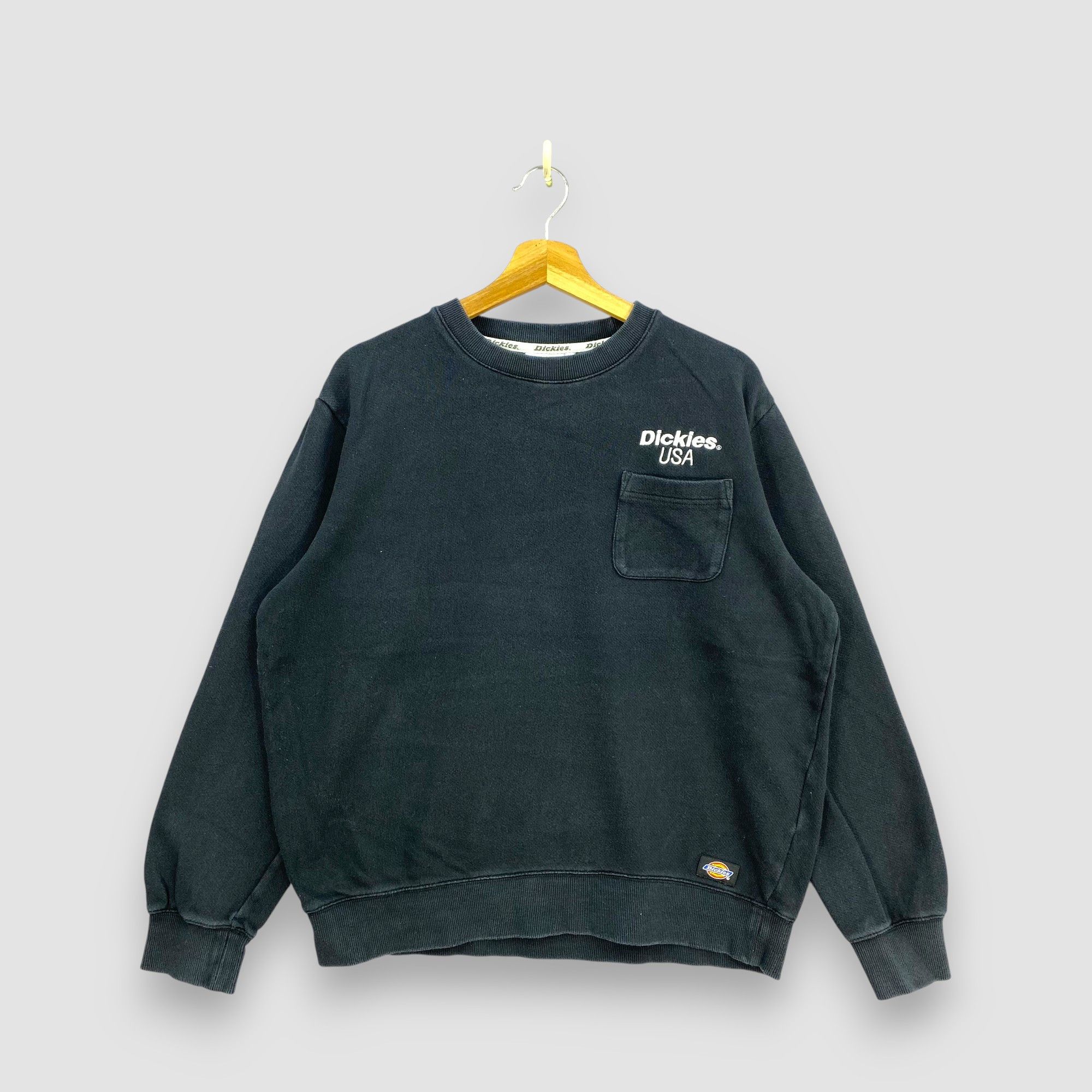 Dickies Vintage Y2K Dickies Pocket Sweater Skate Workwear Jumper Size US L / EU 52-54 / 3 - 1 Thumbnail