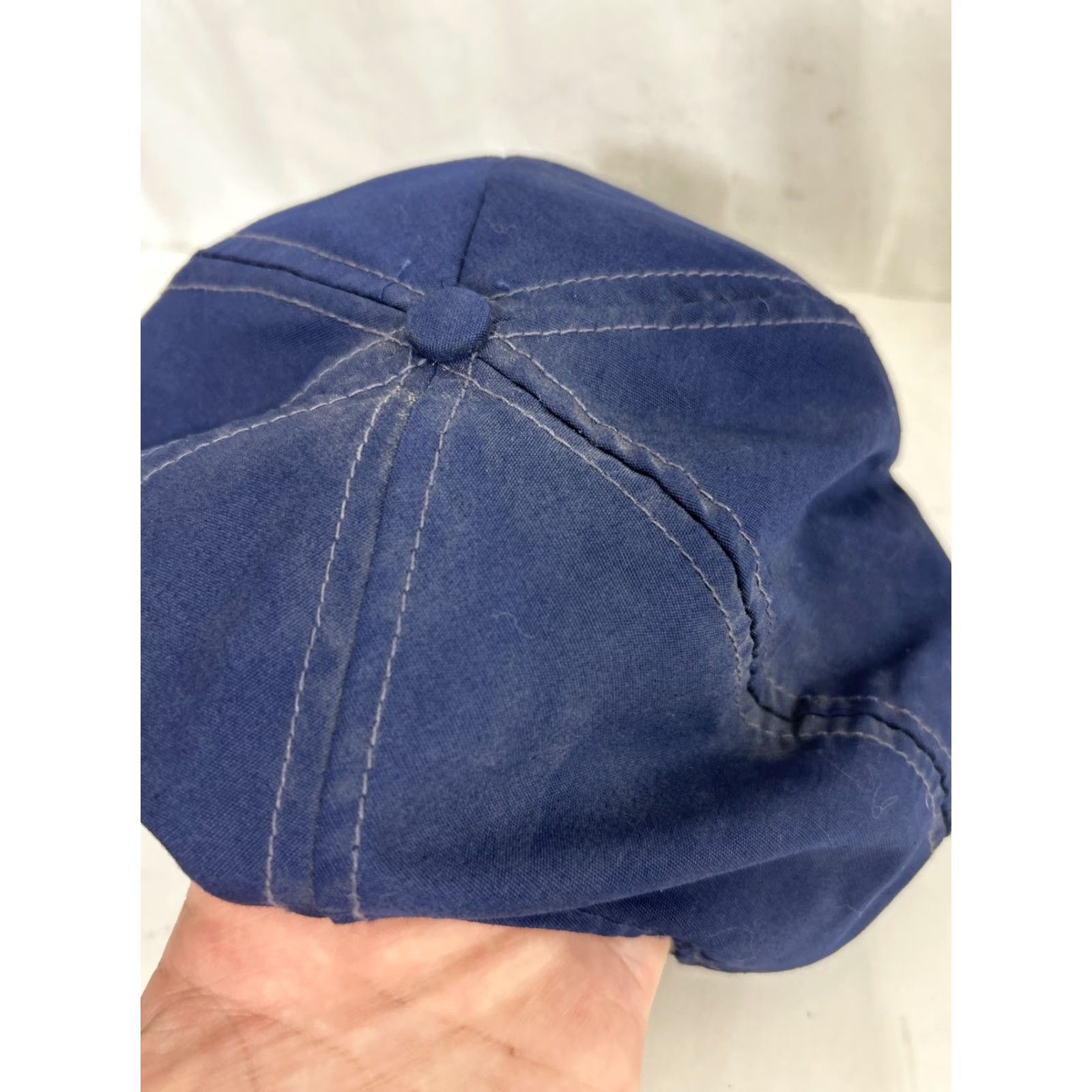 Vintage VINTAGE SnapBack Hat Men S Blue Azure Seas Blue Red Rope Egg Scramble Gold Leaf Blue Size ONE SIZE - 7 Thumbnail