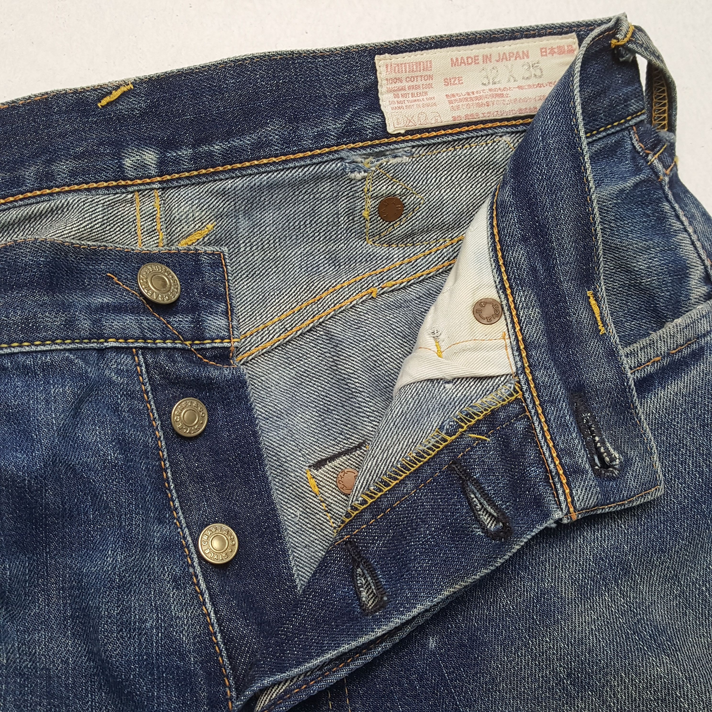 Evisu EVISU Japanese Brand Streetwear Custom Daicock Jeans Size US 30 / EU 46 - 13 Thumbnail