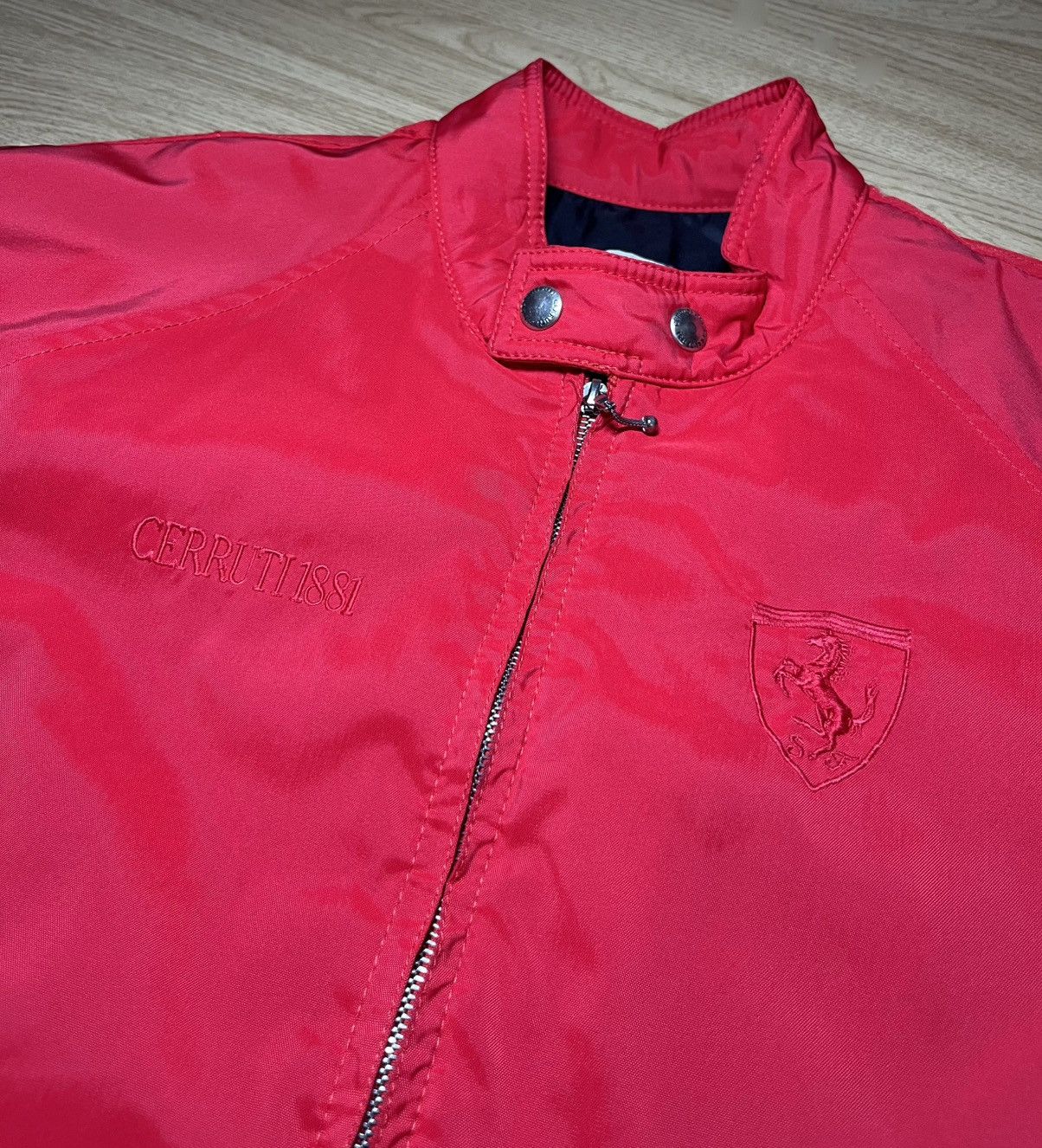 Ferrari Rare Vintage Ferrari x Cerutti 1881 Nylon Bomber Jacket 90s Size US L / EU 52-54 / 3 - 2 Thumbnail
