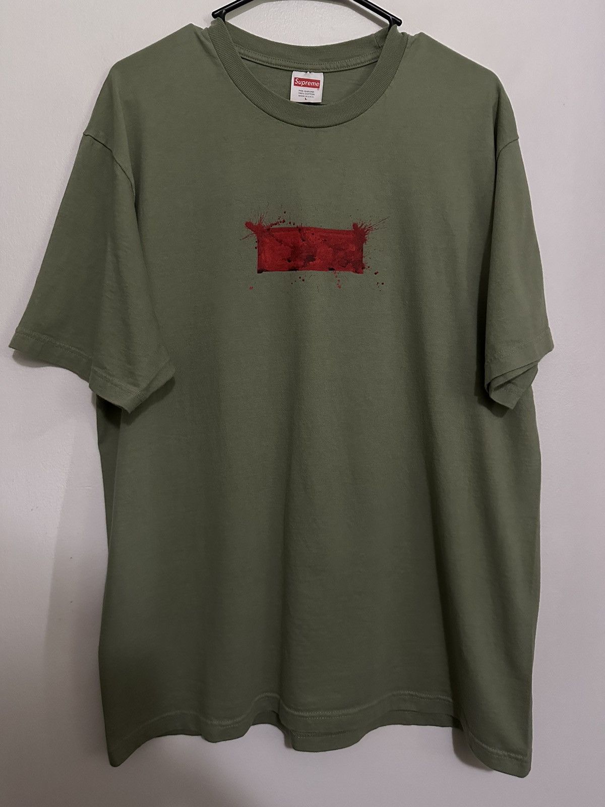Supreme Green Box Logo Tee | Grailed