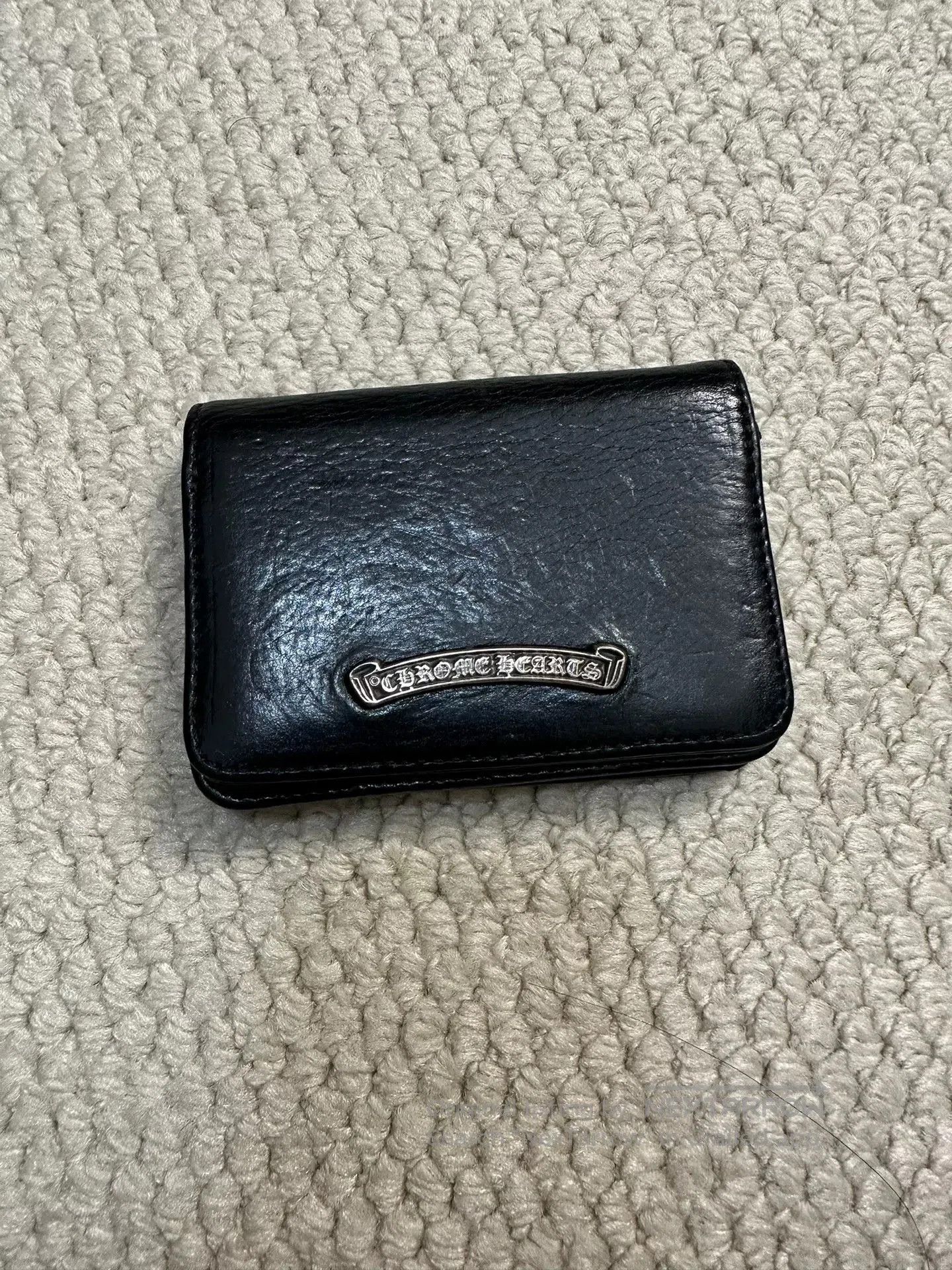 Chrome Hearts Chrome Hearts Cross Leather Card Holder. Size ONE SIZE - 3 Thumbnail