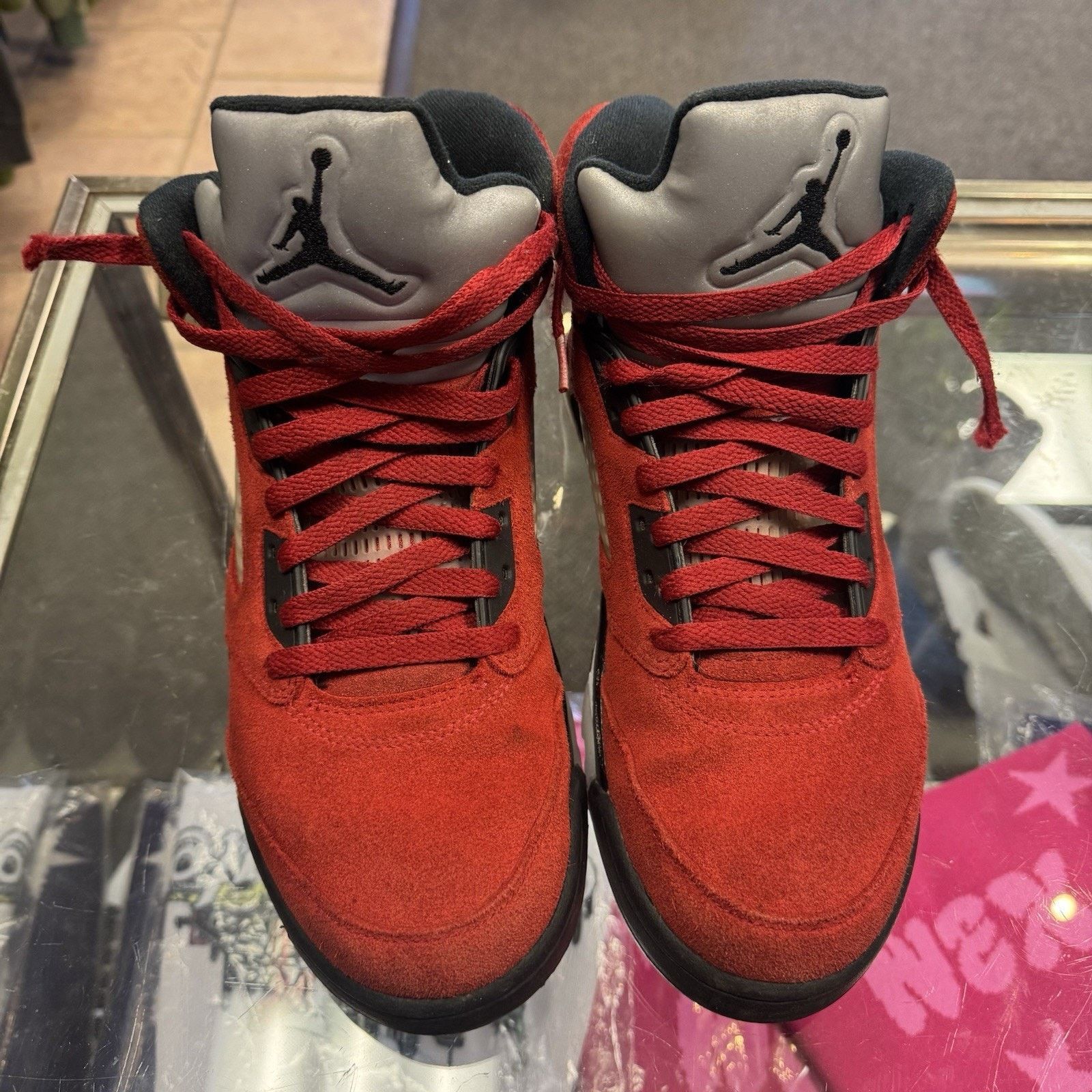 Jordan Brand Size 9.5 - Air Jordan 5 Retro Raging Bull SuedeVERY CLEAN 🧼 Size US 9.5 / EU 42-43 - 4 Thumbnail