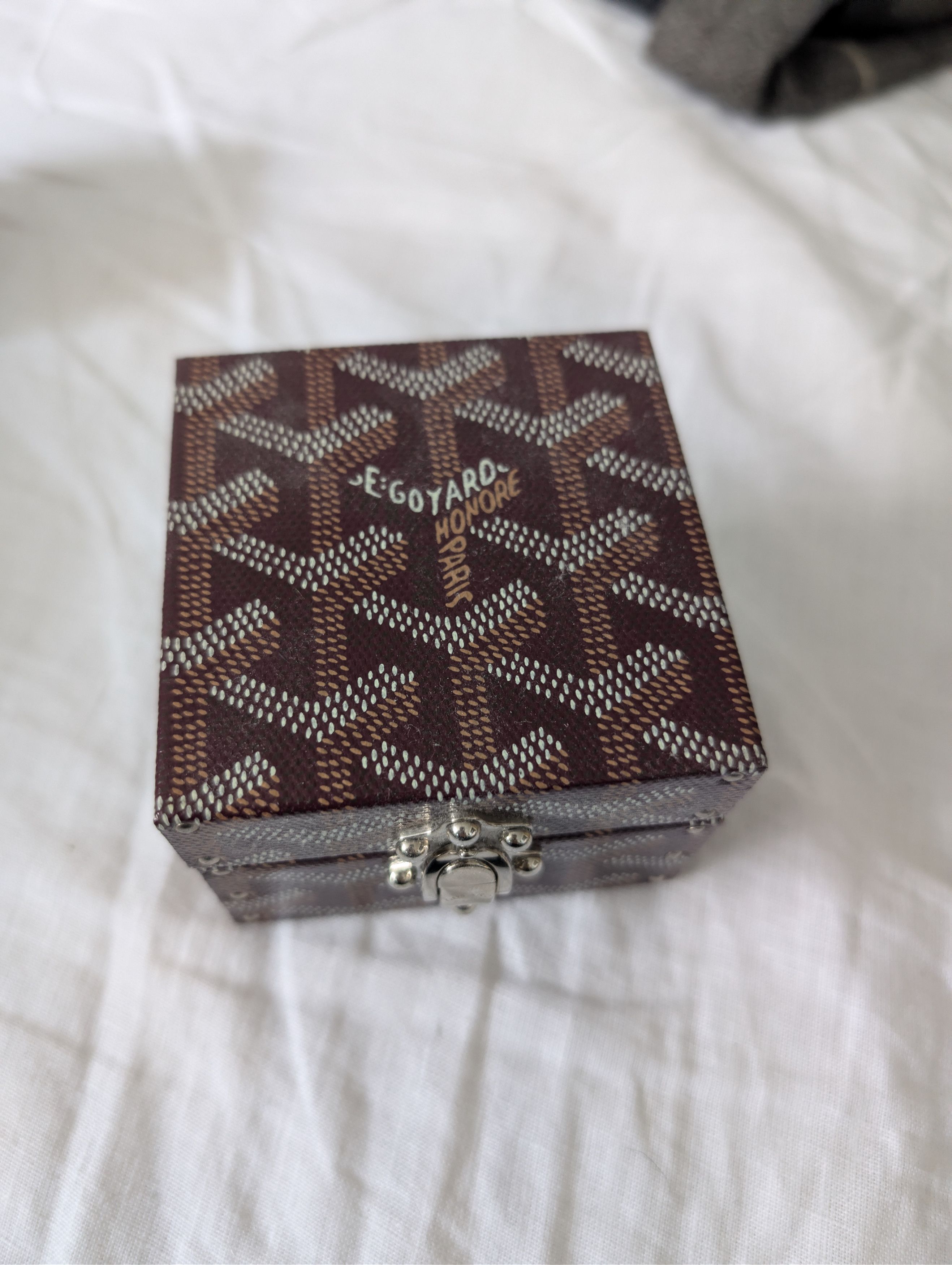 Goyard Regence Burgundy Ring Box Size ONE SIZE - 1 Thumbnail