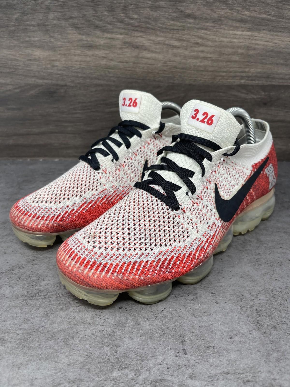 Nike Nike Air Vapormax Shoes Mens Size 8.5 NikeID Custom Red Size US 8.5 / EU 41-42 - 2 Thumbnail